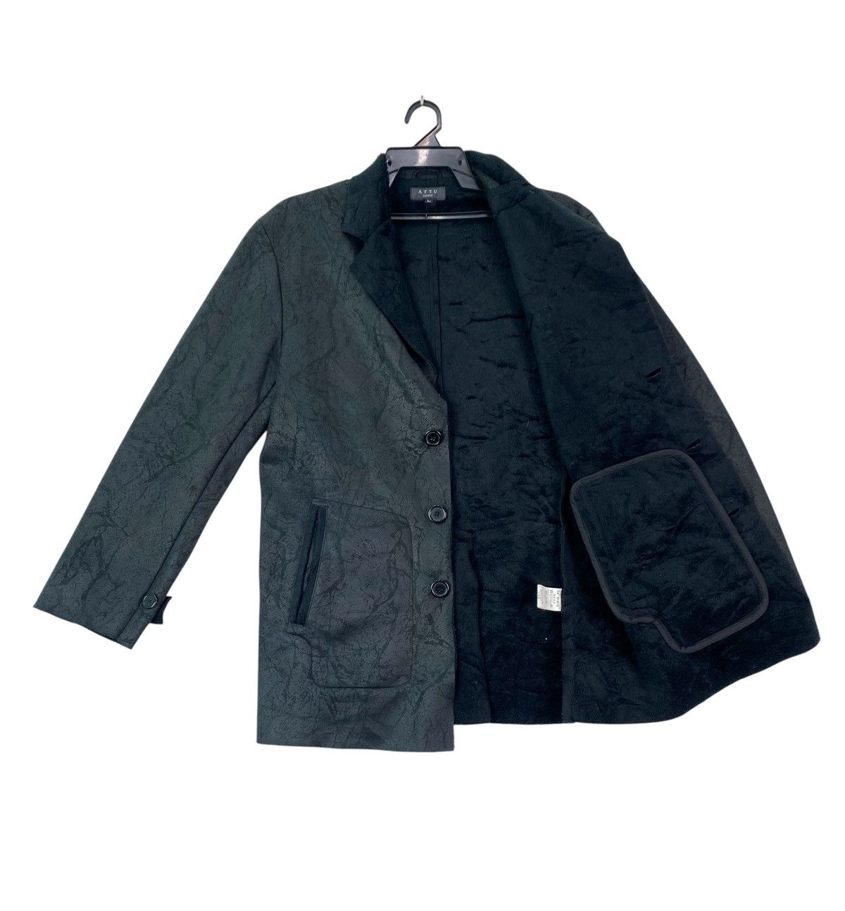 Japanese Brand × Vintage Rare Attu Uomo beauty fake shearling lined jacket Size US L / EU 52-54 / 3 - 1 Thumbnail