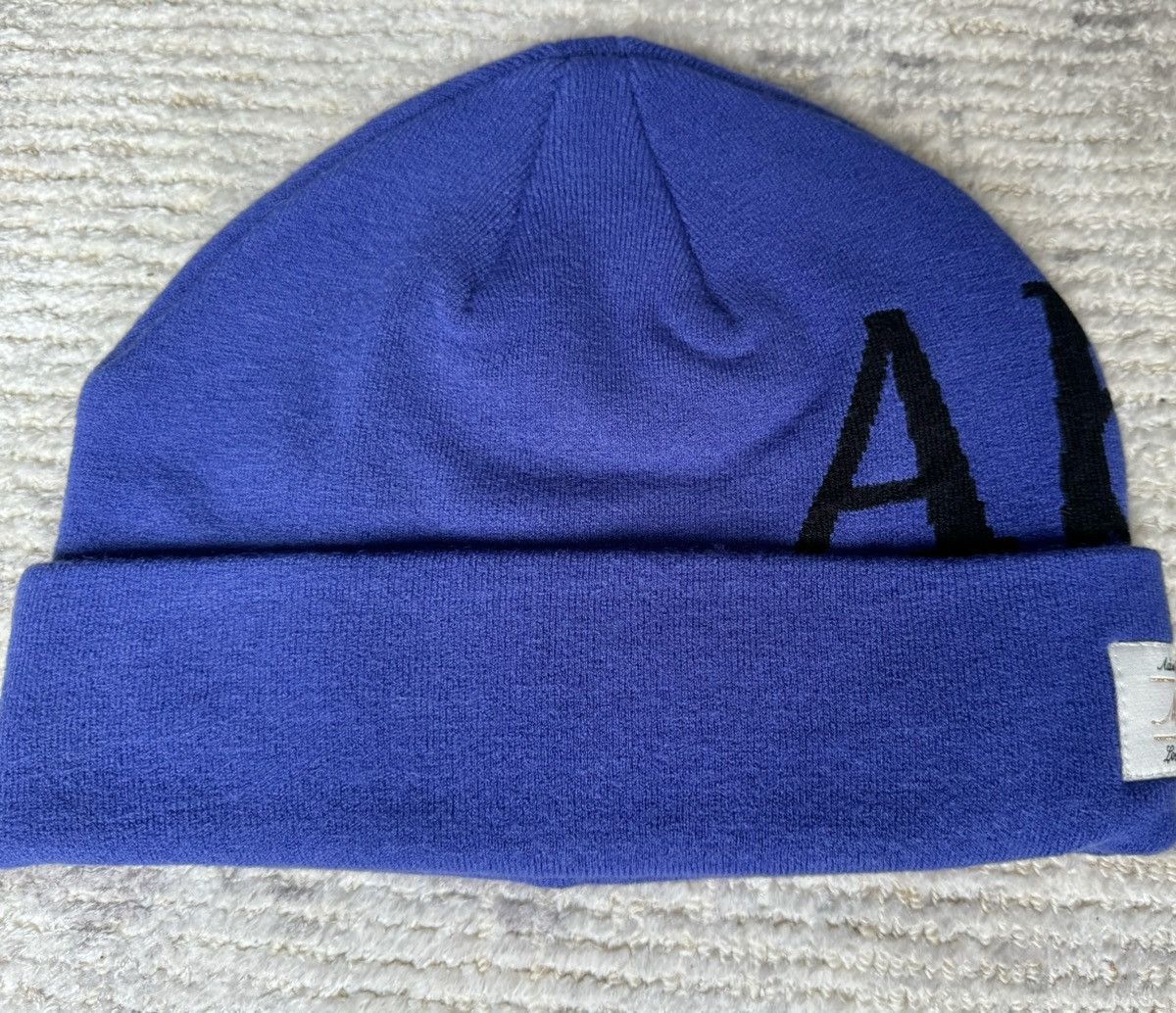 Advisory Board Crystals Advisory Board Crystals Beanie Hat Cap Blue ABC Knit Size ONE SIZE - 2 Thumbnail