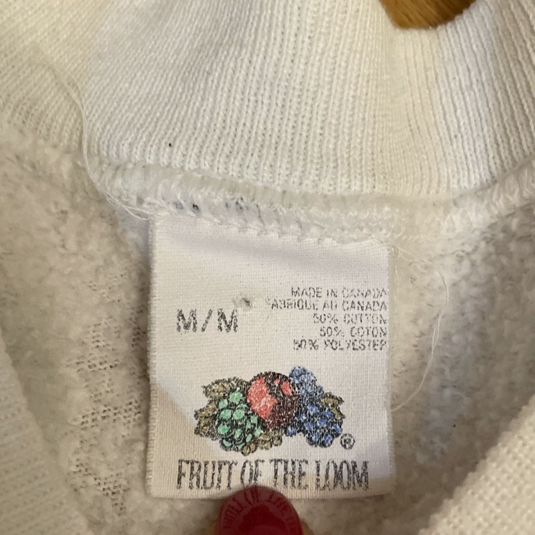 Etro VTG 80s Vancouver Canada Cutter Yawl Sail Boats Retro Sweatshirt Medium White Mens Crew Neck Pullover Logo Graphic Print All Seasons Cotton Polyester Size US M / EU 48-50 / 2 - 5 Thumbnail