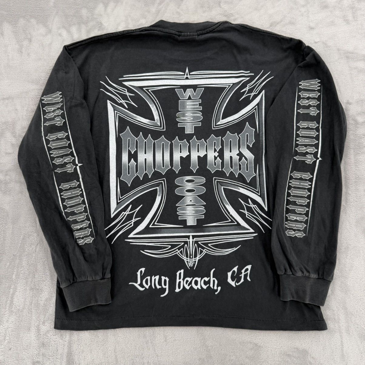 West Coast Choppers vintage 90s west coast choppers long sleeve XL Size US XL / EU 56 / 4 - 1 Thumbnail