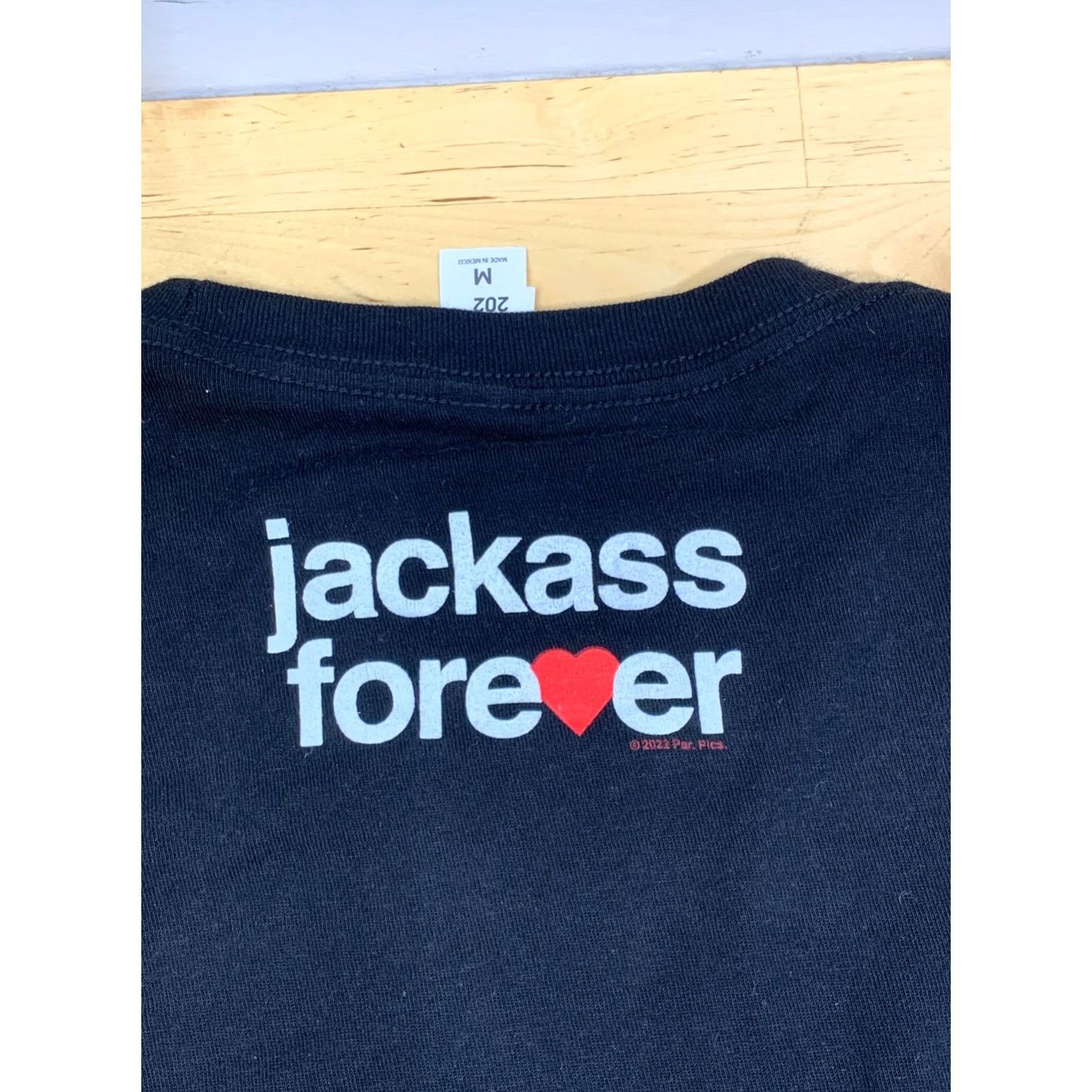 Tultex VINTAGE Jackass Forever Promo Shirt men M Black Skull Comedy 13255 Size US M / EU 48-50 / 2 - 6 Thumbnail