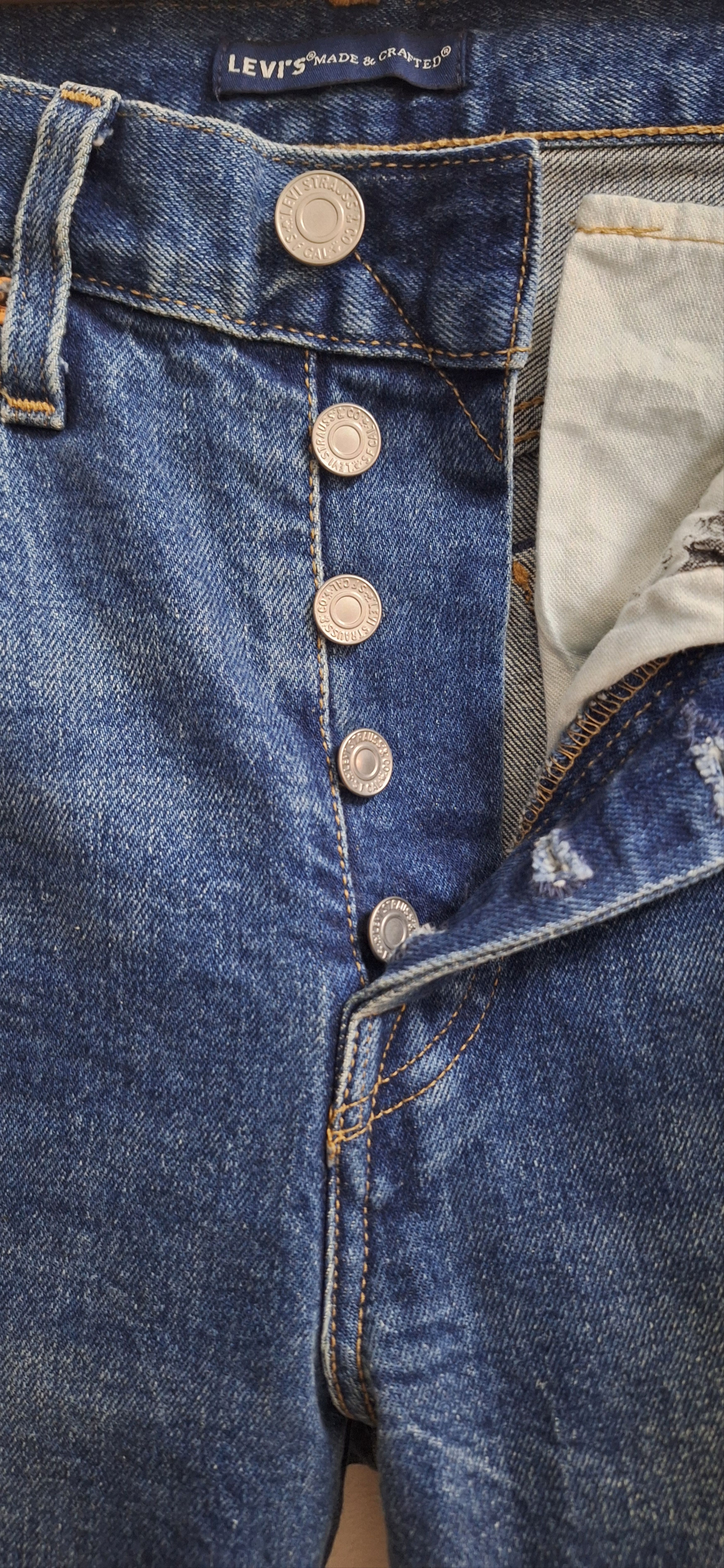 Levi's Made & Crafted Levis Made & Crafted Distressed Selvedge Size US 26 / EU 42 - 2 Thumbnail