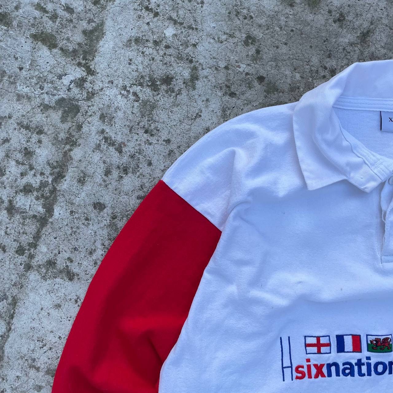 Rugby Ralph Lauren Vintage Japan Six Nation Rugby Long-sleeve T-shirts 2005 Y2K Size US L / EU 52-54 / 3 - 5 Thumbnail