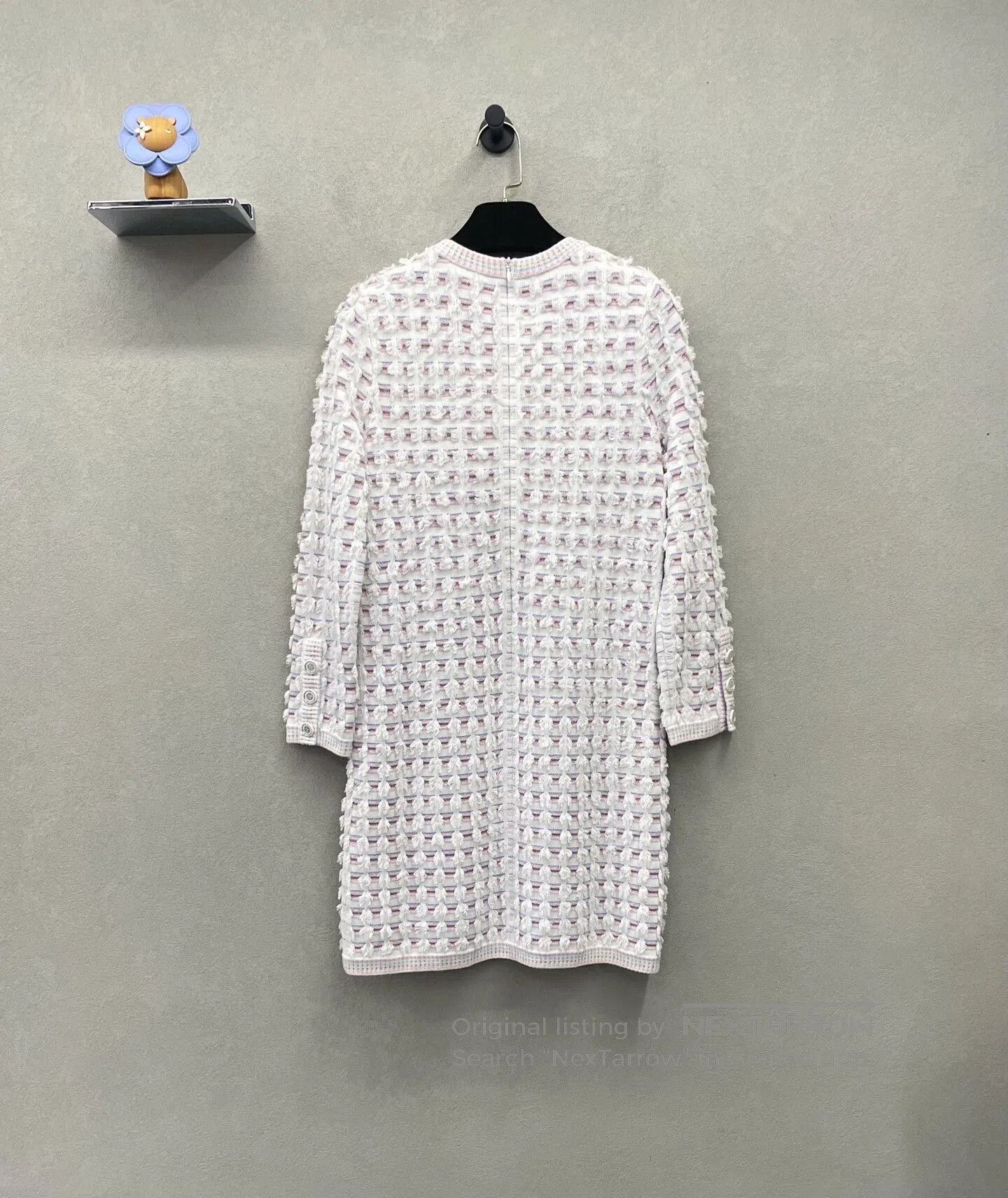 Chanel Chanel Pink White Slim Dress. Size XXS / US 00 / IT 34 - 2 Thumbnail