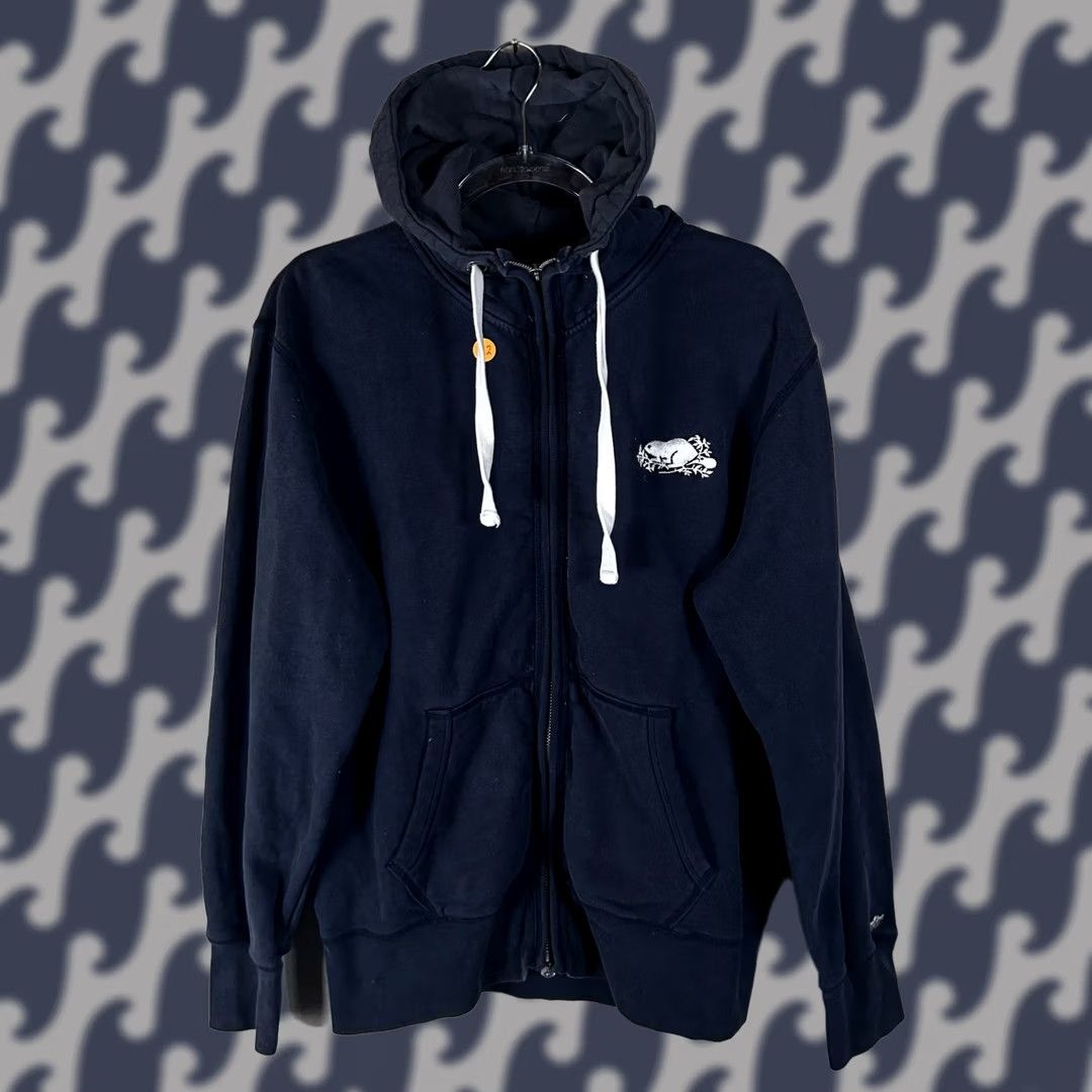 Roots Roots Shirt Mens S Canadian Heritage Navy Full Zip Hoodie Sweatshirt Size US S / EU 44-46 / 1 - 1 Thumbnail