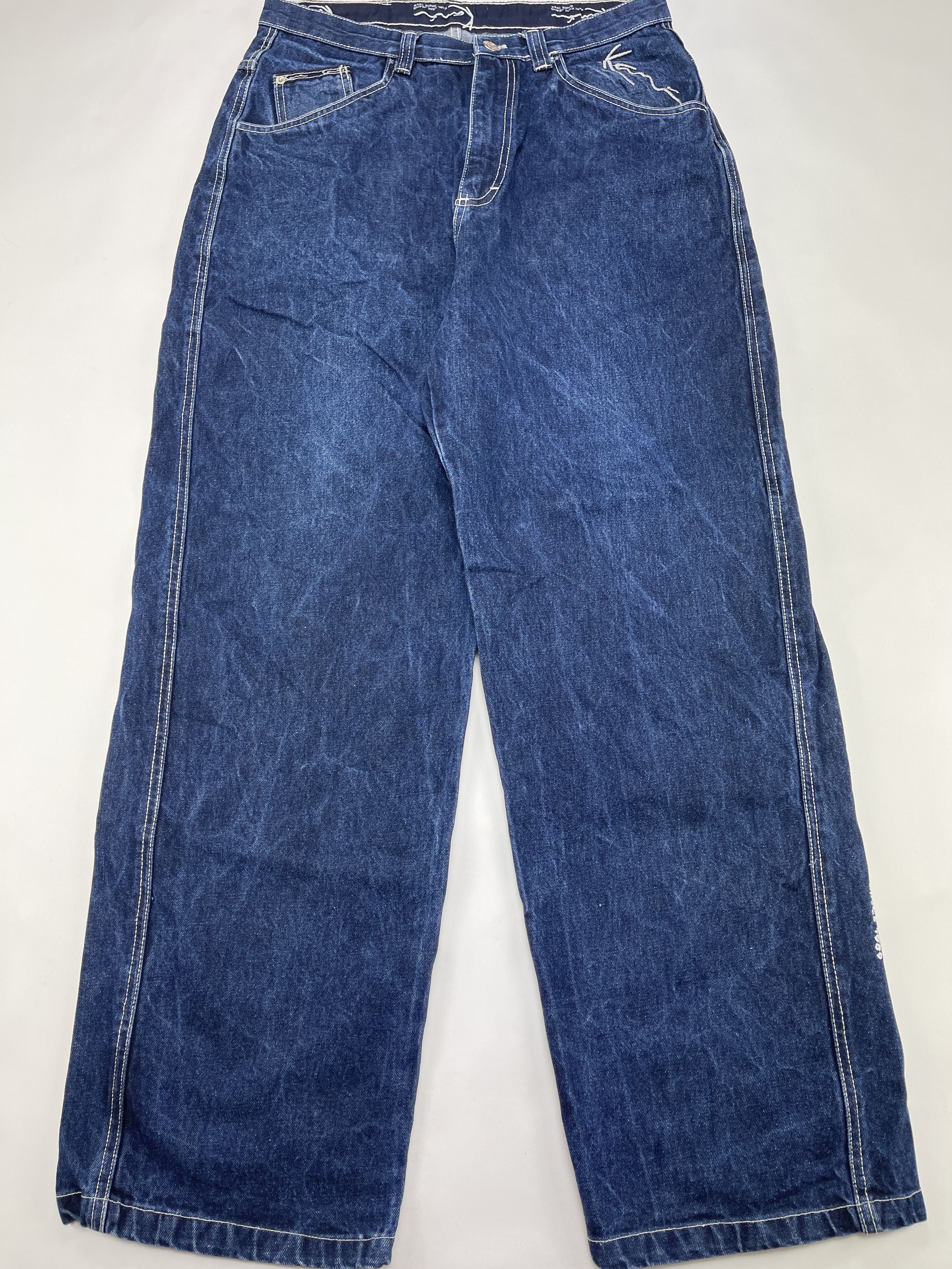 Karl Kani KARL KANI jeans, baggy, vintage Kani jeans, 90s hip hop W 34 Size US 34 / EU 50 - 2 Thumbnail