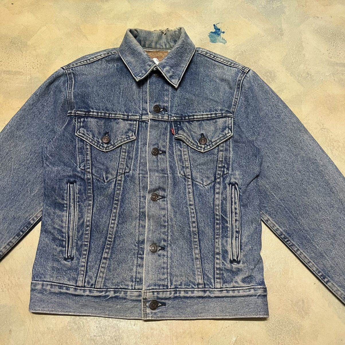 Levi's Vintage Levis Distressed Denim Jacket Size US S / EU 44-46 / 1 - 3 Thumbnail
