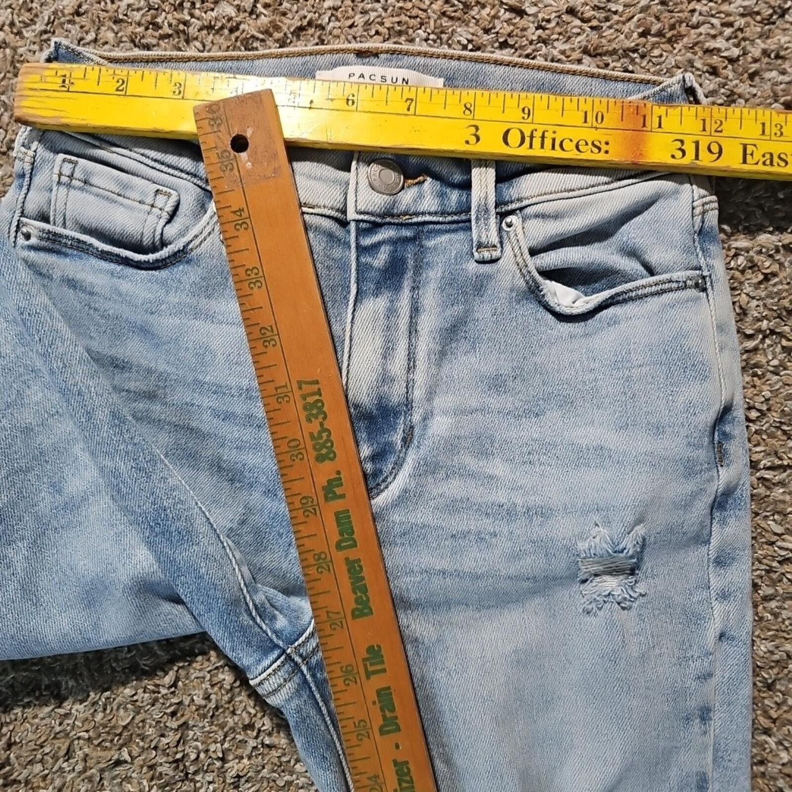 Pacsun Pacsun Sz 24 High Rise Jegging Destroyed Jeans Size 24" / US 00 / IT 34 - 6 Thumbnail