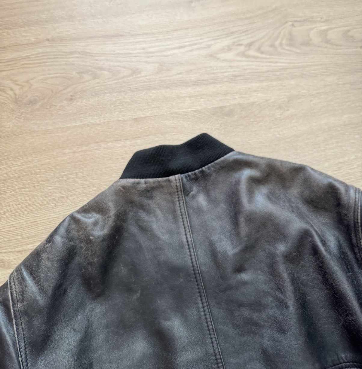 Genuine Leather Vintage Trader Genuine Leather Moto Racing Bomber Jacket Size US L / EU 52-54 / 3 - 9 Thumbnail