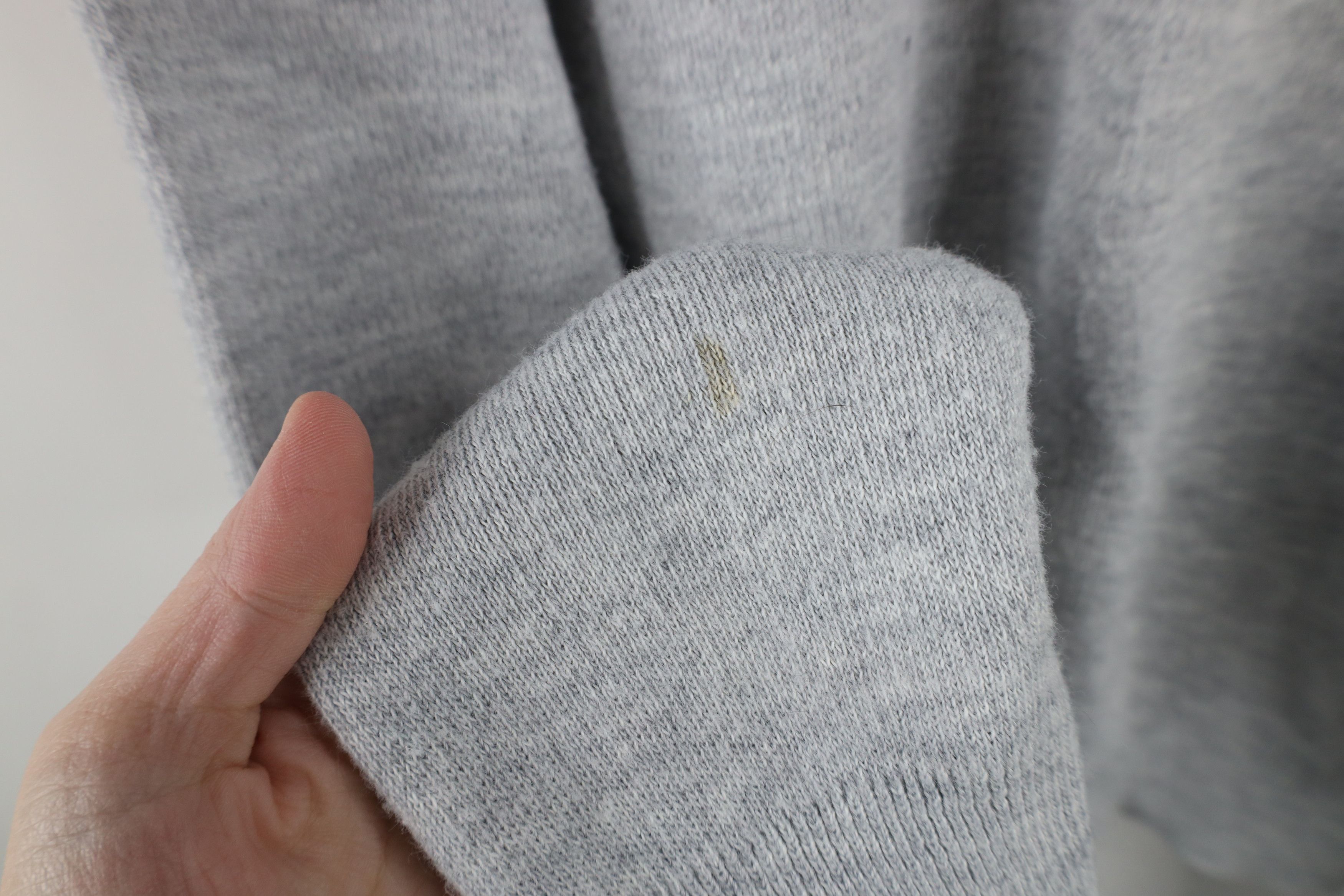 Vintage Vintage 70s Streetwear Knit V-Neck Sweater Heather Gray USA Size US XL / EU 56 / 4 - 4 Thumbnail
