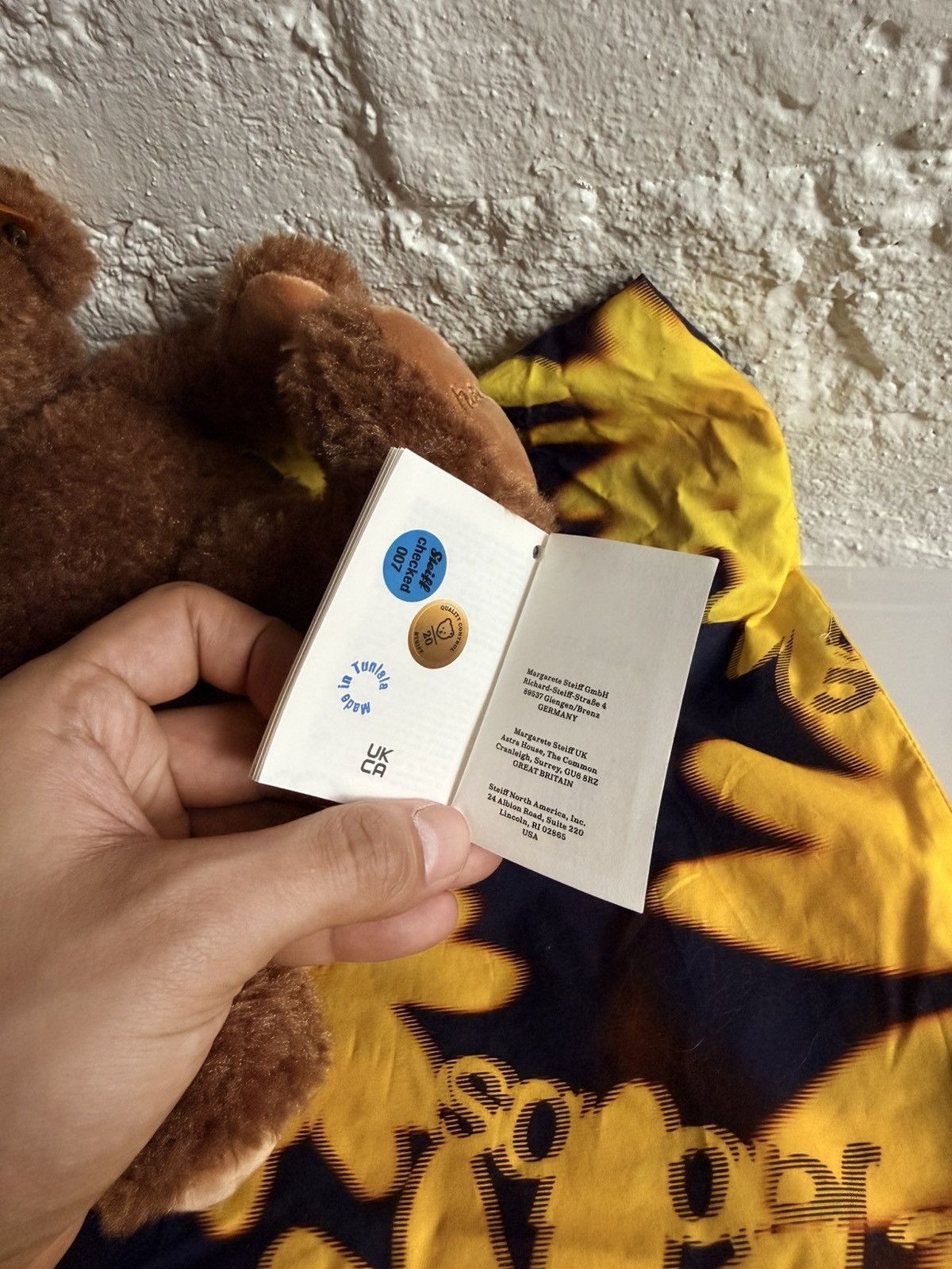 Heaven by Marc Jacobs FW21 Steiff Two-Headed Teddy Bear Size ONE SIZE - 10 Thumbnail