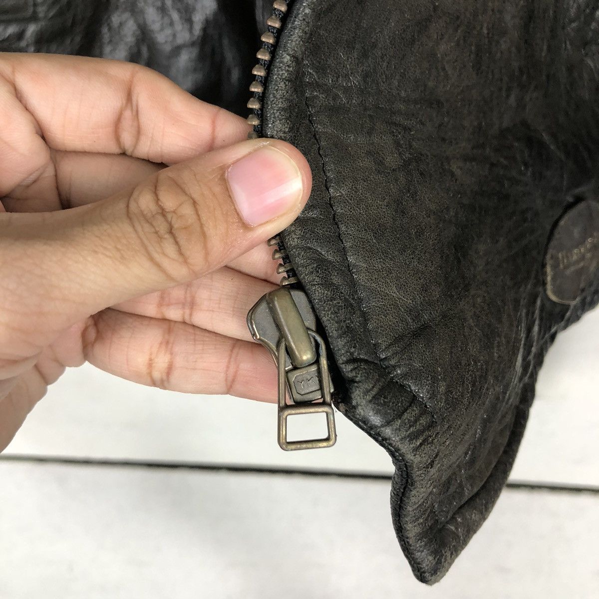 Japanese Brand Vintage Soft Leather Biker Jacket Harold’s Gear IsseyMiyake Size US M / EU 48-50 / 2 - 16 Thumbnail