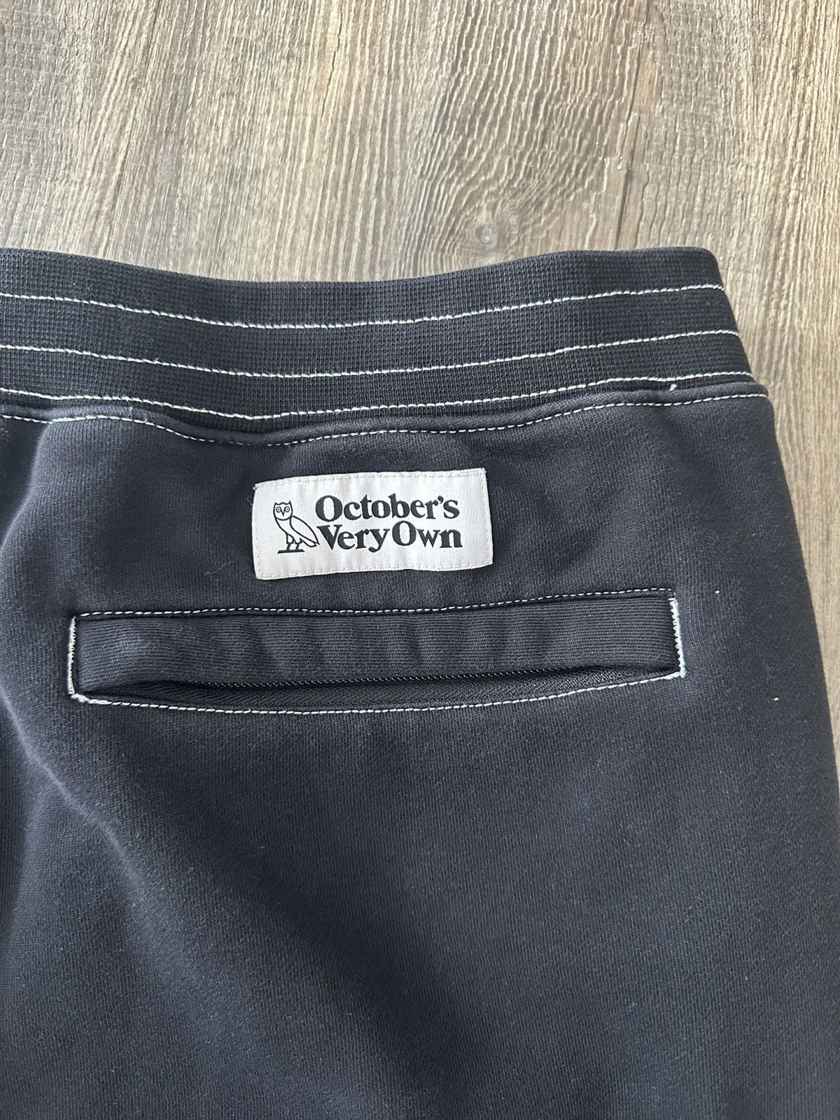 Drake October's Very Own OVO Black Sweatpants Contrast Stitched Size US 36 / EU 52 - 4 Thumbnail