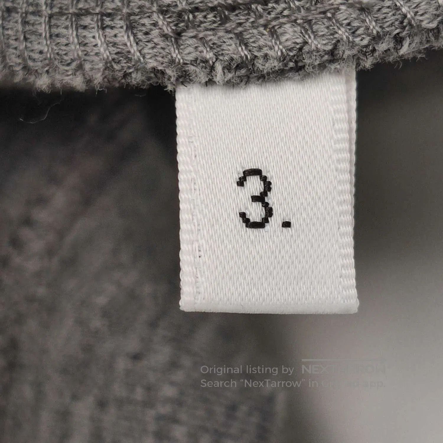 Thom Browne Thom Browne Gray M Crewneck Wool Sweater. Size US L / EU 52-54 / 3 - 6 Thumbnail