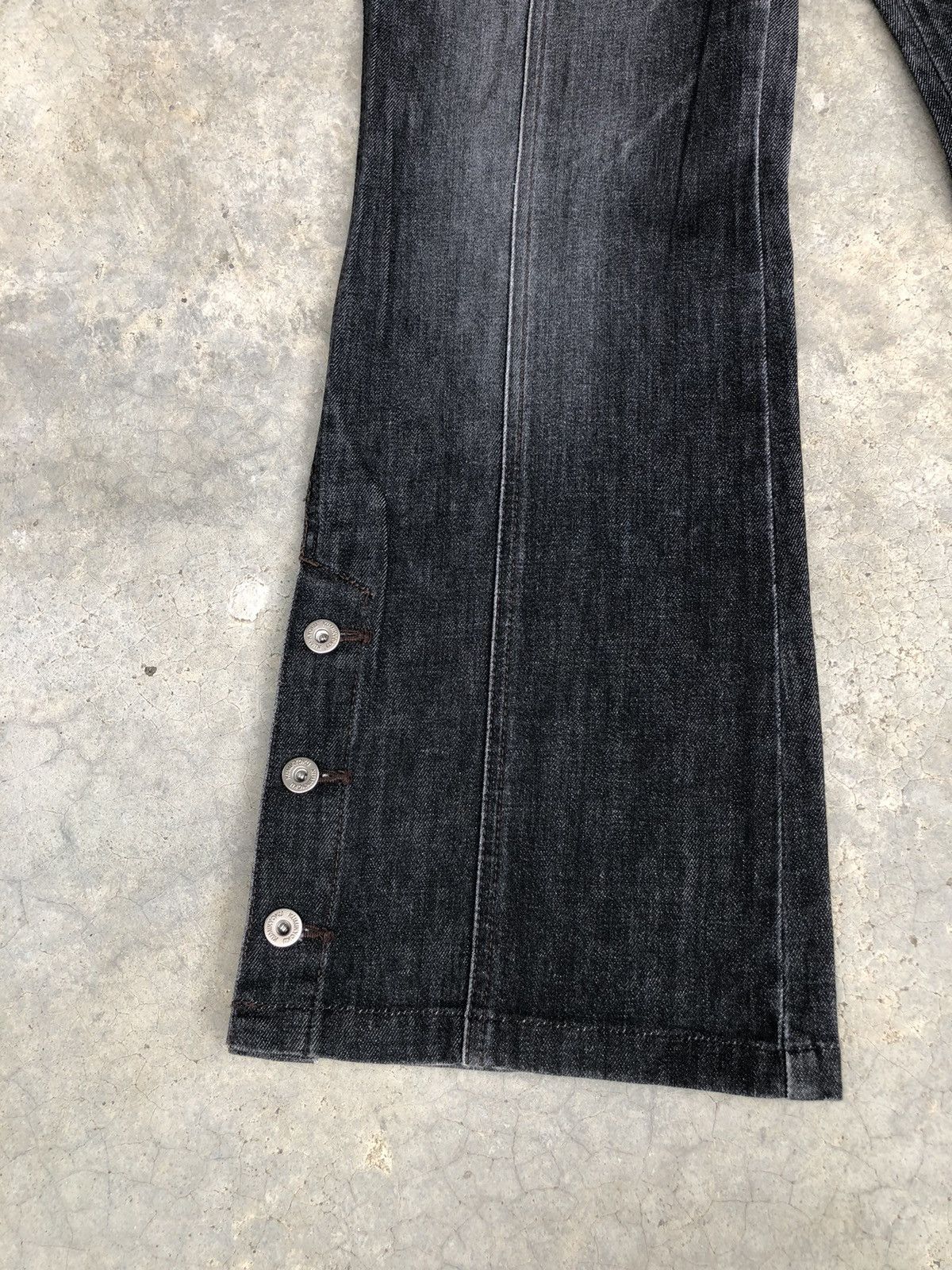 If Six Was Nine Japanese Kumikyoku Flared Jeans Distressed Jeans Size US 32 / EU 48 - 6 Thumbnail