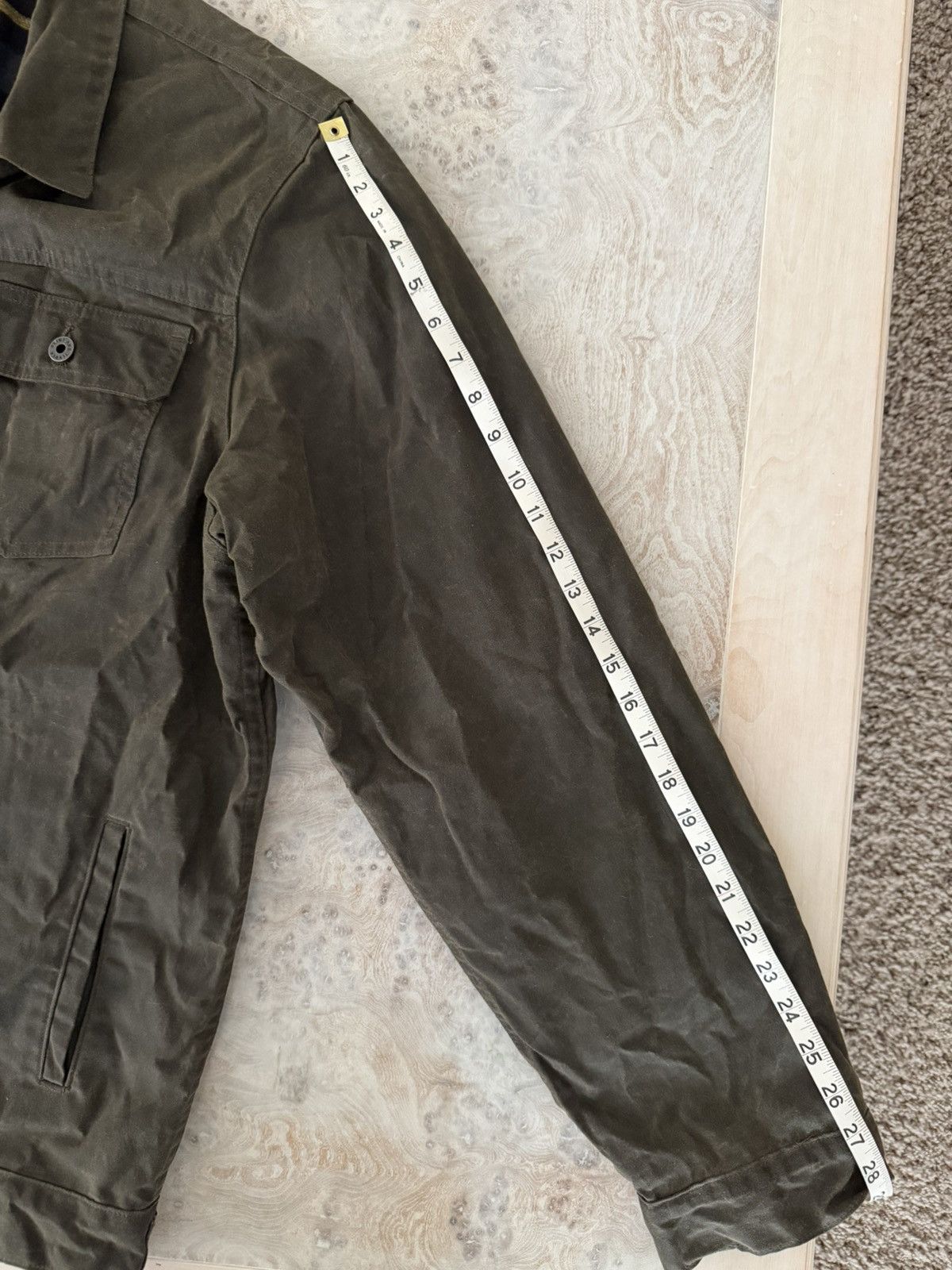 Flint And Tinder Flint and Tinder Waxed Trucker Jacket 4XL-T Fits smaller Size US XXL / EU 58 / 5 - 9 Thumbnail