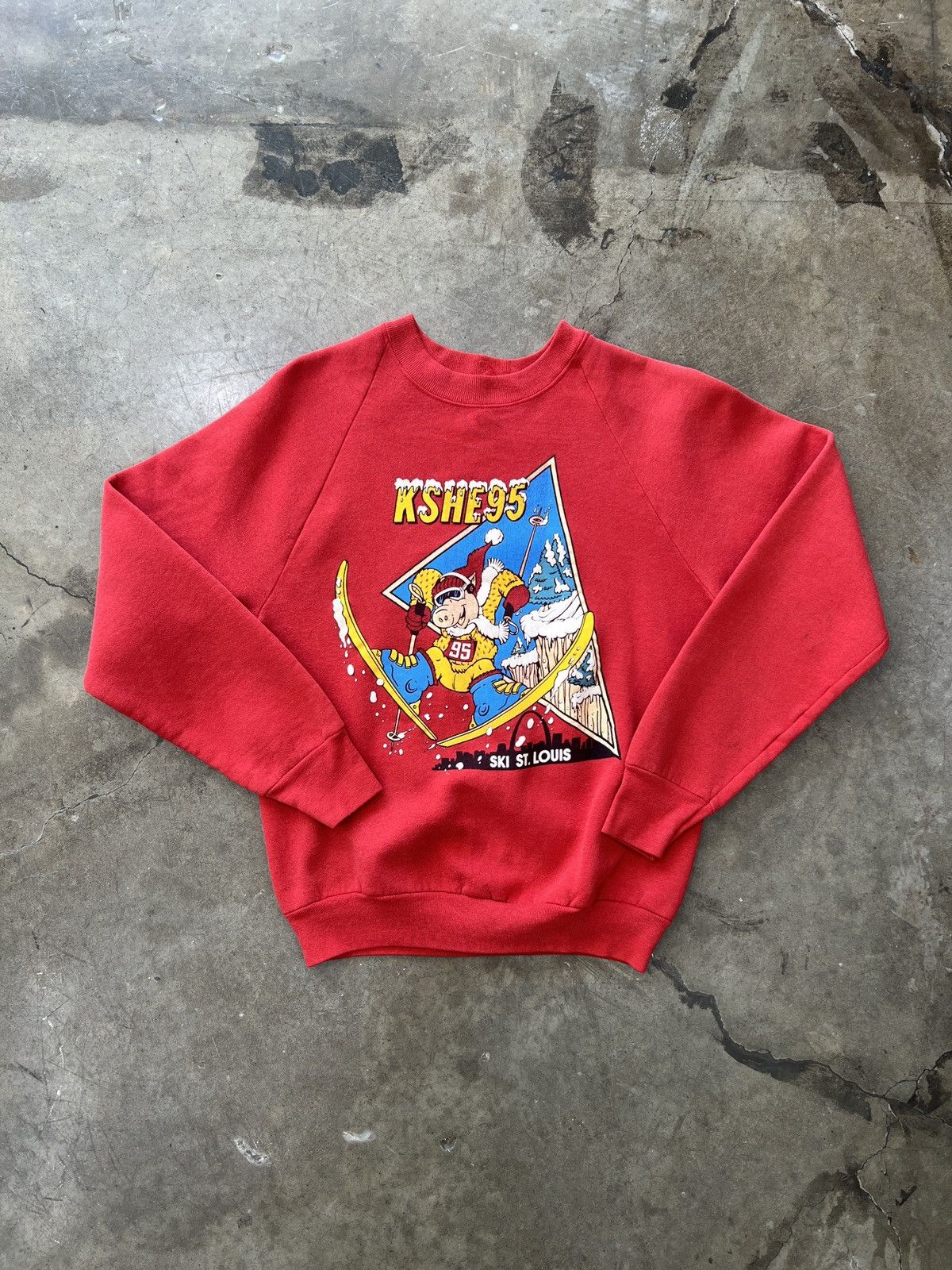 Vintage Vintage Ski KSHE 95 St. Louis Crewneck Small Size US S / EU 44-46 / 1 - 2 Thumbnail