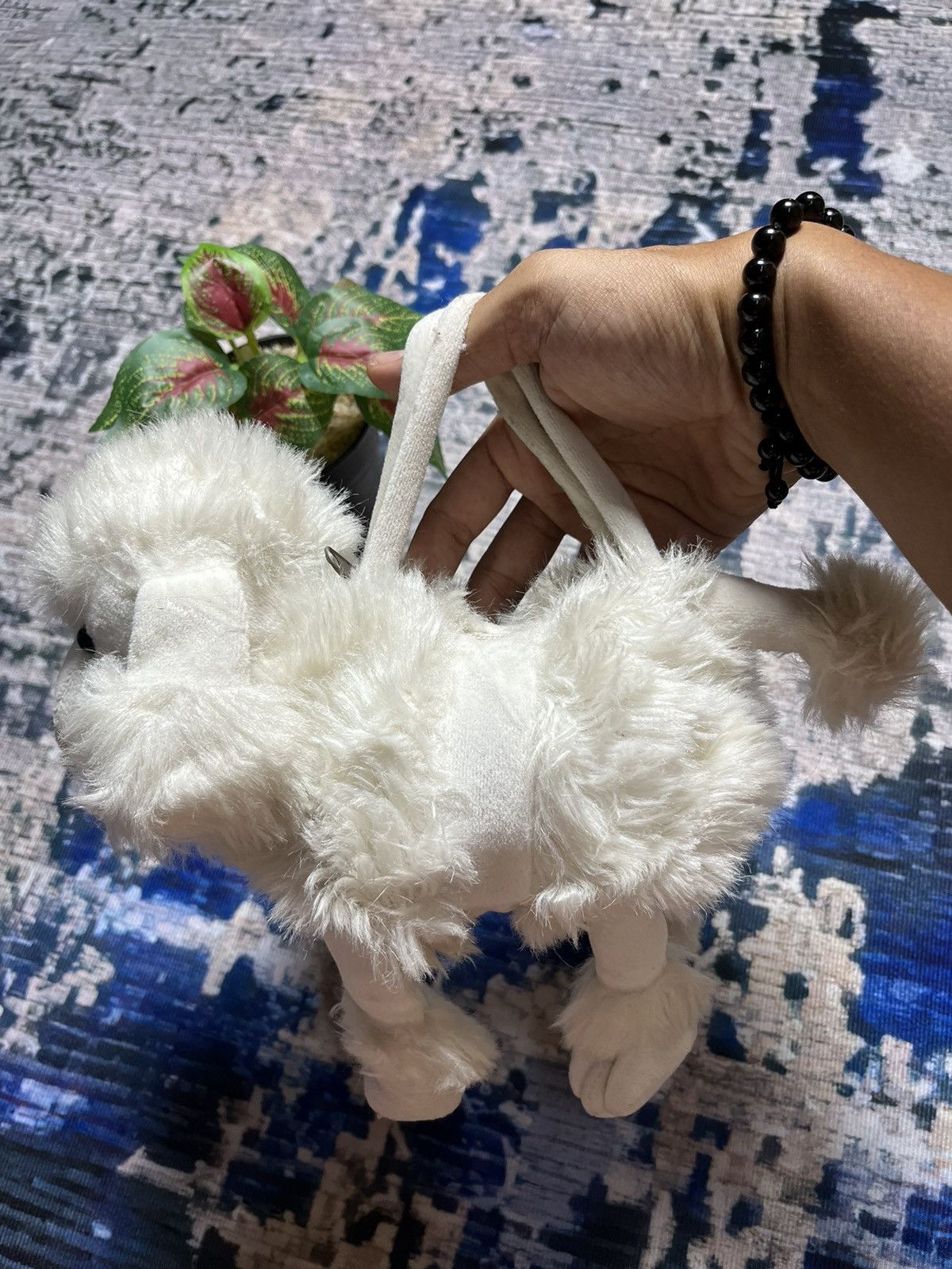 Designer × Japanese Brand Puppy Faux Fur Handbag Size ONE SIZE - 5 Thumbnail