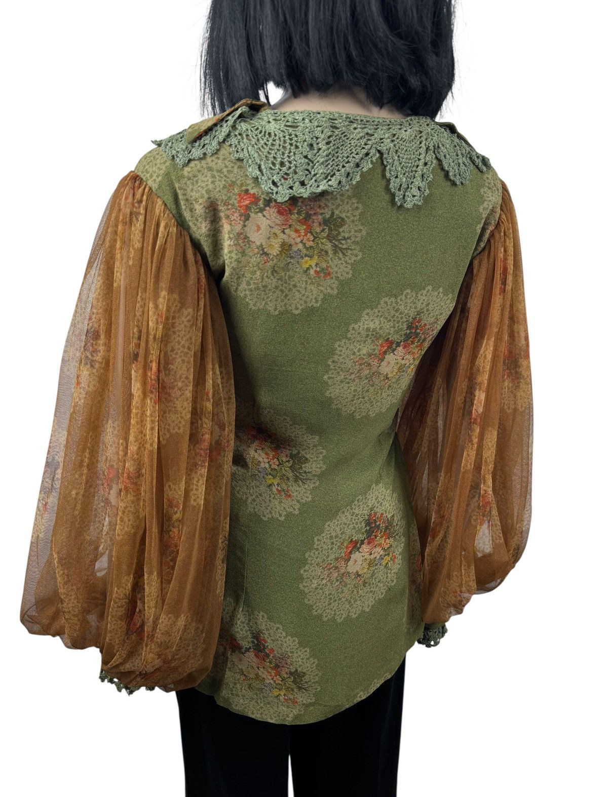 Other Shantanu Goenka Couture Printed Blouse Silk Viscose size M Size M / US 6-8 / IT 42-44 - 9 Thumbnail