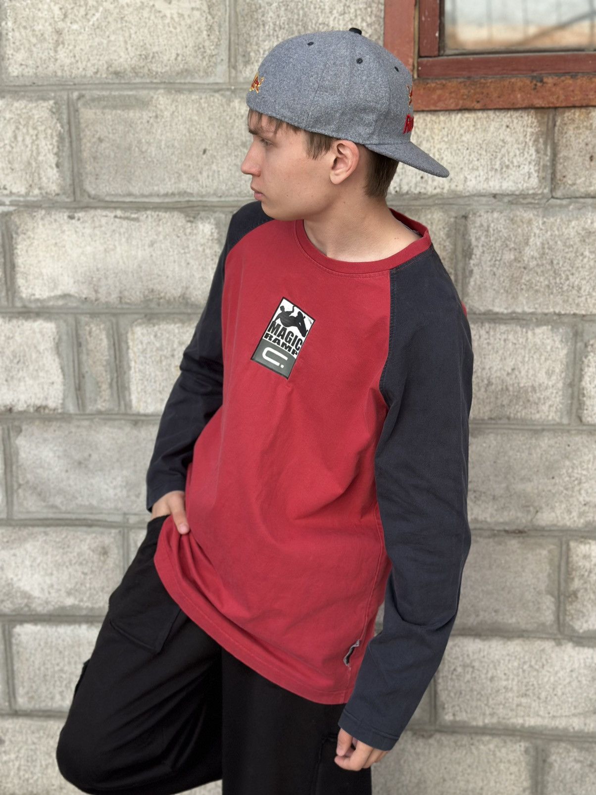 Other VTG Japanese Style Adult Magic Ramp Long-sleeve T-shirts Size US L / EU 52-54 / 3 - 1 Thumbnail