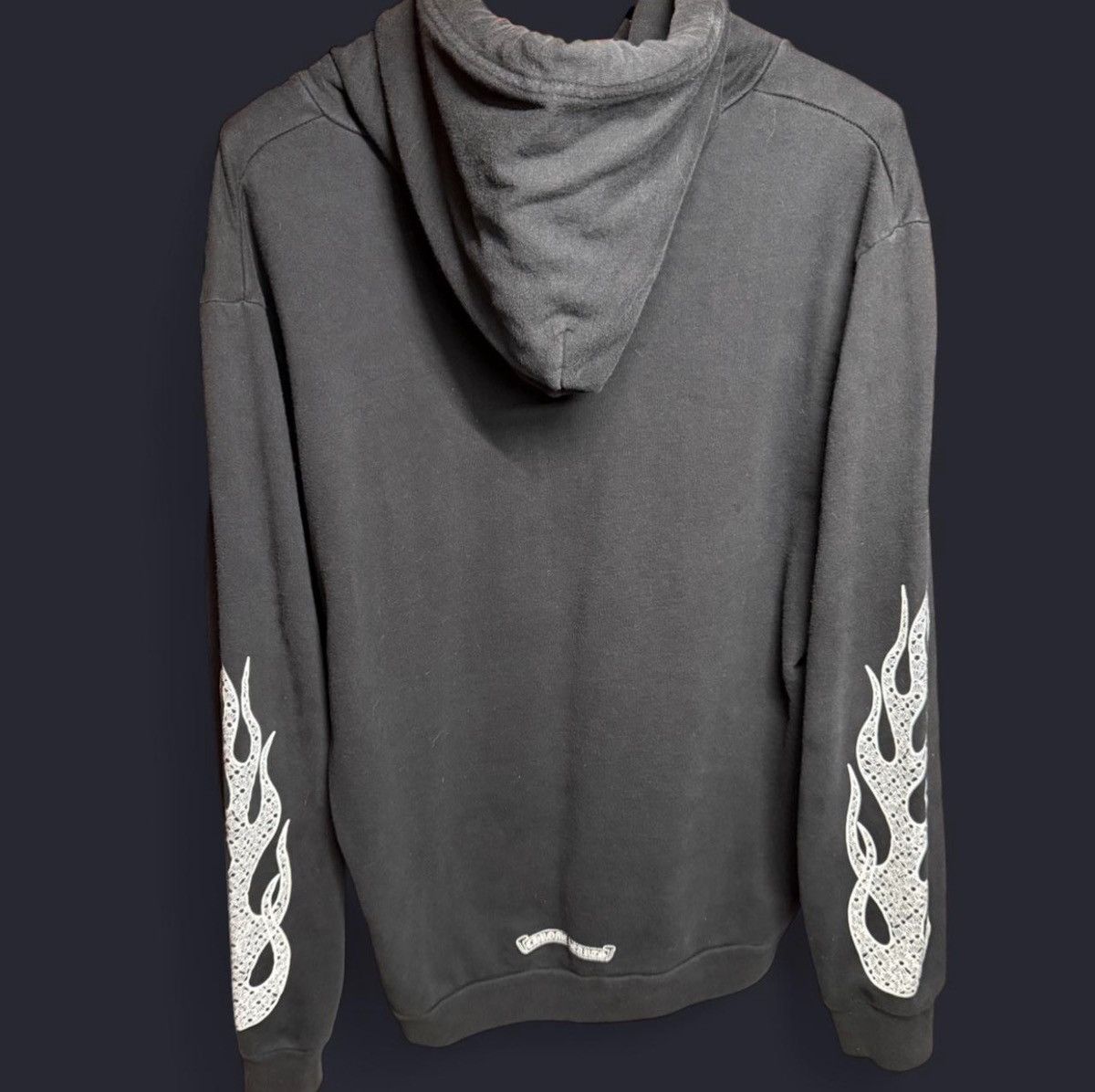 Chrome Hearts Chrome Hearts 1988 Vertical Logo "Flame" Hoodie XXL Size US XXL / EU 58 / 5 - 2 Thumbnail