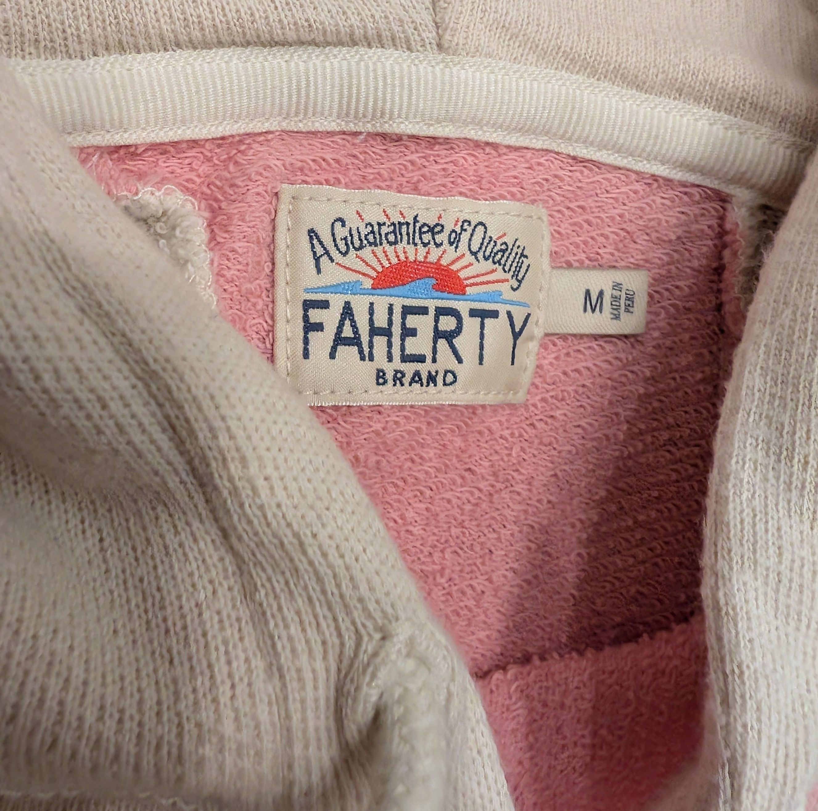 Faherty Faherty Soleil Hoodie Size Medium Made in Peru Size M / US 6-8 / IT 42-44 - 3 Thumbnail