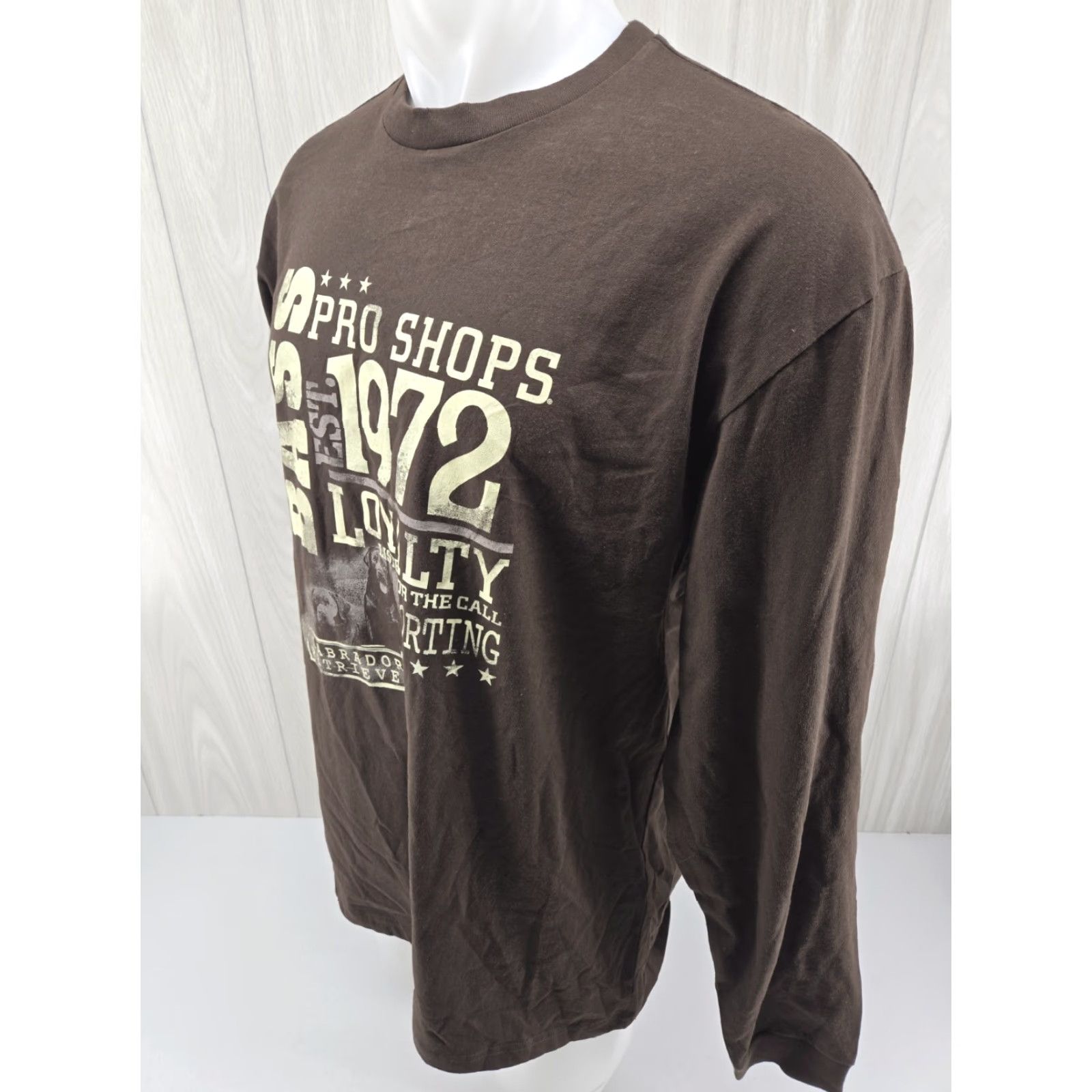 Bass Pro Shops VINTAGE Bass Pro Shops Adult Mens XL Long Sleeve T-Shirt Brown 1972 Fishing Logo Large Size US XL / EU 56 / 4 - 5 Thumbnail