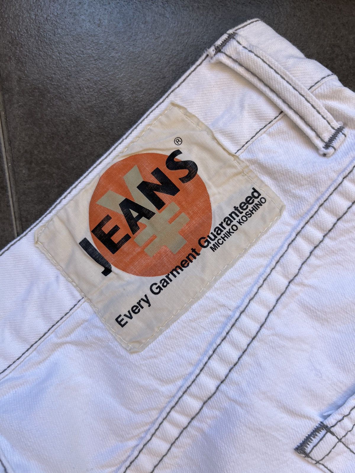 Japanese Brand YEN MICHIKO KOSHINO LONDON JEANS FLARE Size US 32 / EU 48 - 7 Thumbnail