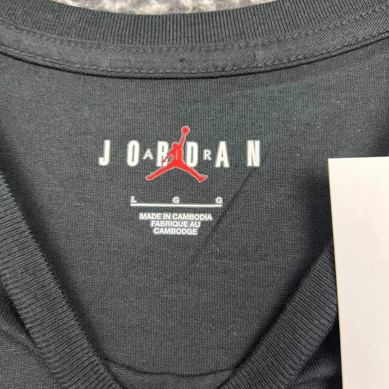 Jordan Brand Air Jordan Flight Shirt Men Short Sleeve Crew Neck Cotton L Size US L / EU 52-54 / 3 - 3 Thumbnail