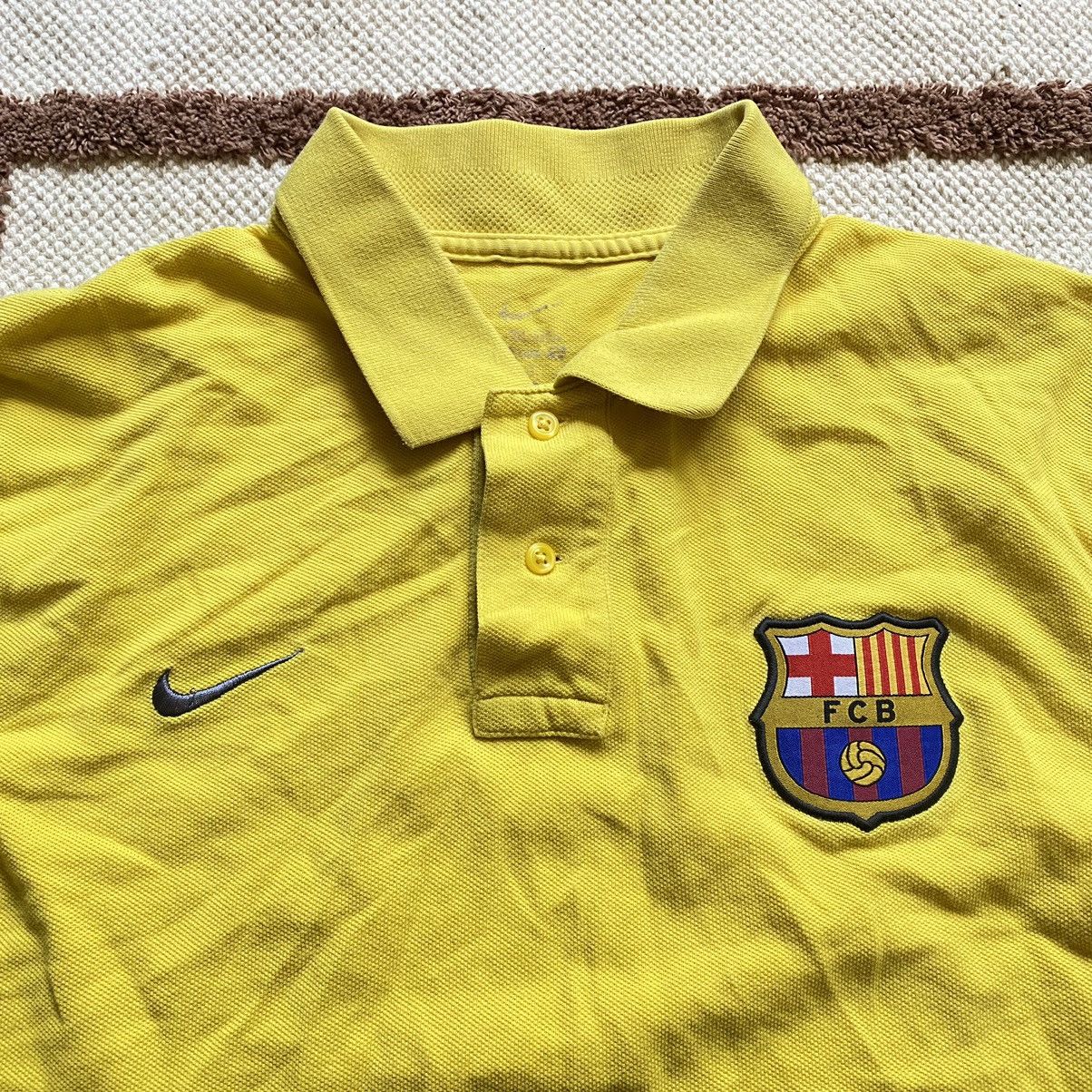 Nike NIKE FC BARCELONA Y2K DRILL YELLOW POLO Size US L / EU 52-54 / 3 - 2 Thumbnail