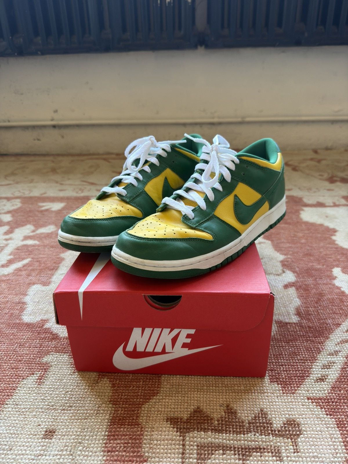 Nike Nike Dunk “Brazil” CU1727-700 (Replacement Box) Size US 11 / EU 44 - 1 Thumbnail
