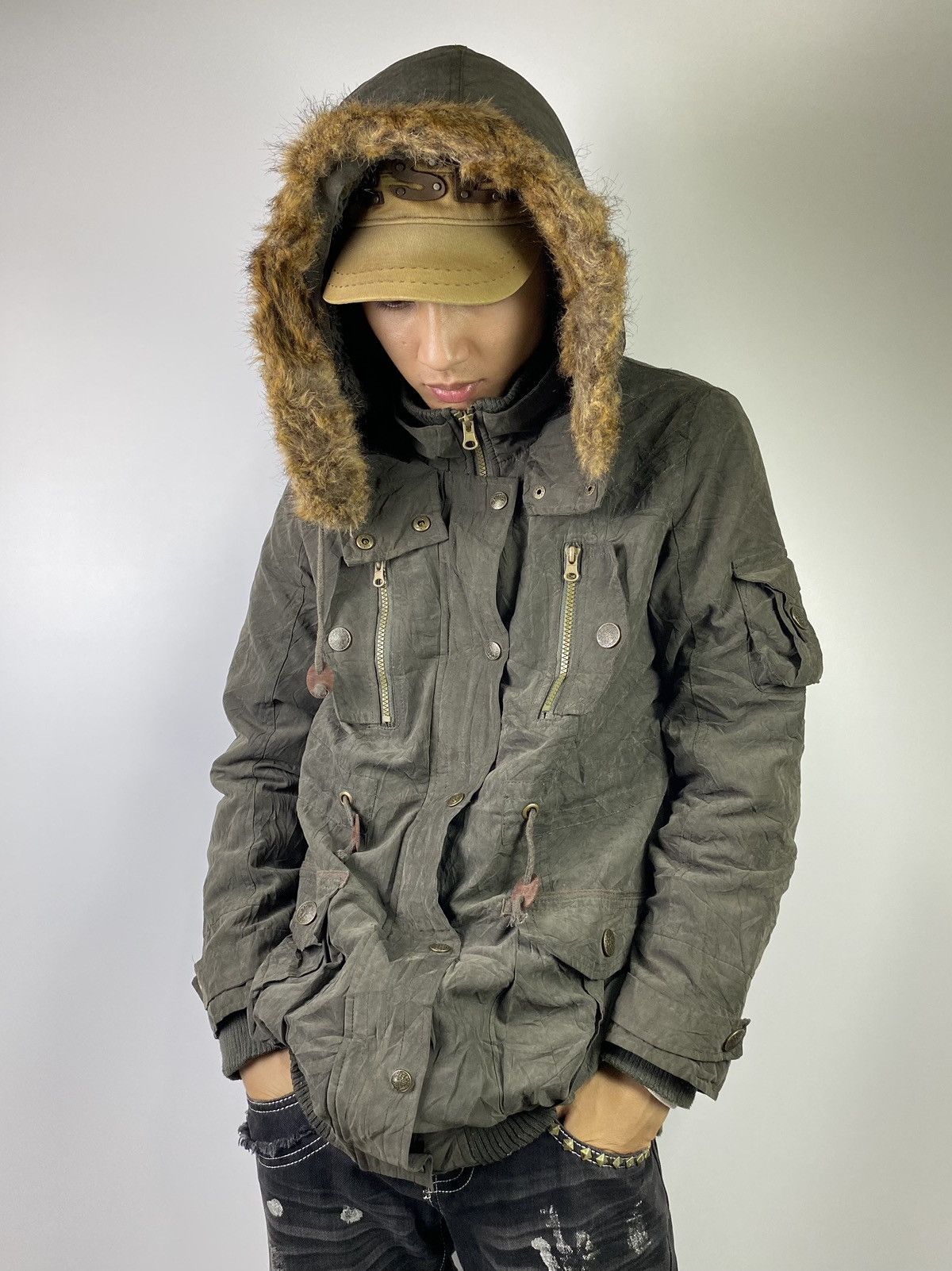 Japanese Brand Fur jacket bono c"estbien! Vous ifsixwasnine style Size US L / EU 52-54 / 3 - 1 Thumbnail