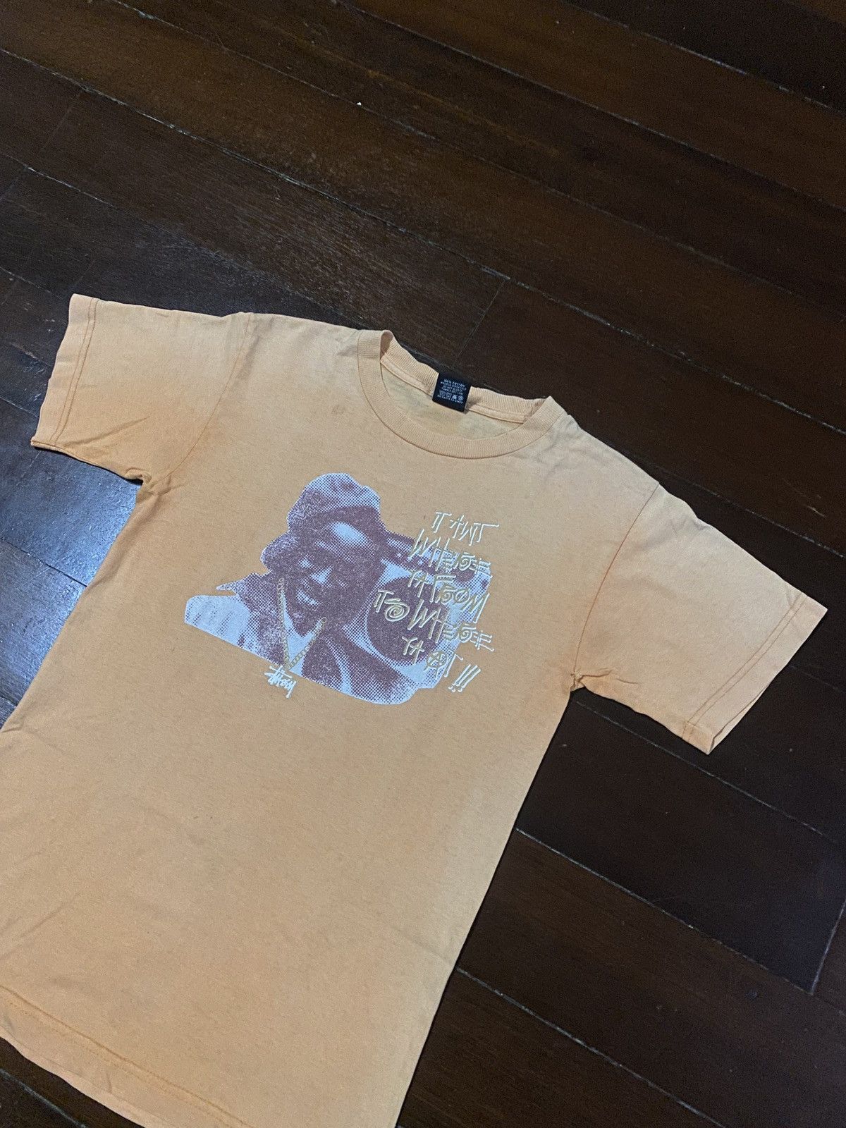 Stussy × Vintage FIRE 🔥🔥 VINTAGE STUSSY PHOTO PRINT HIPHOP PEOPLE WITH RADIO Size US S / EU 44-46 / 1 - 3 Thumbnail