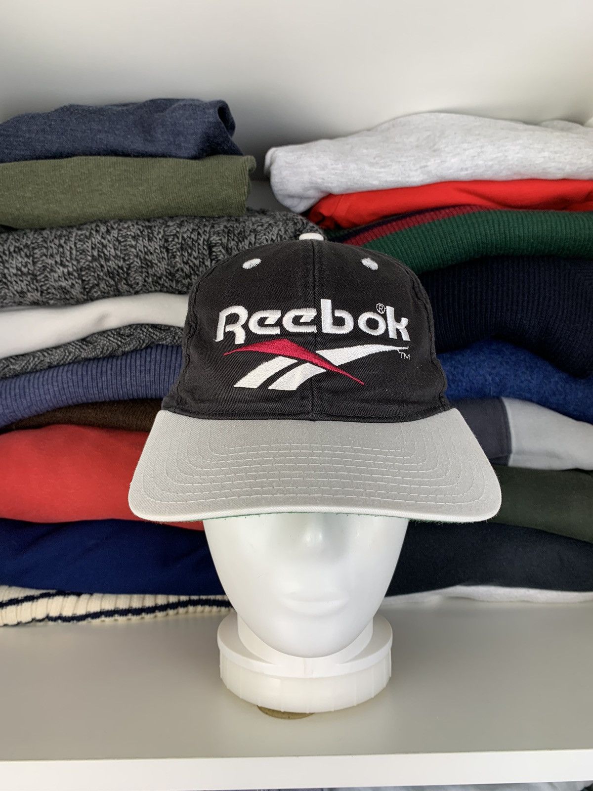 Reebok × Vintage Vintage Reebok Big Logo Hat Cap Size ONE SIZE - 1 Thumbnail