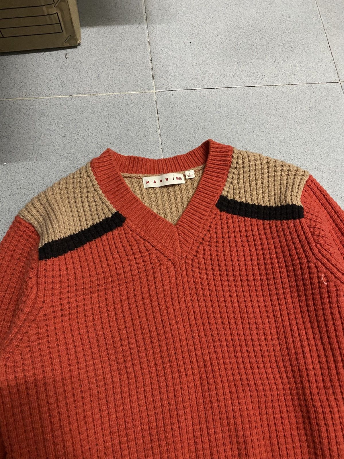 Marni Marni By uniqlo Longsleeve Knitwear Size L / US 10 / IT 46 - 3 Thumbnail
