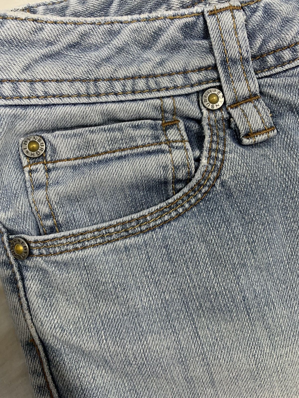 Japanese Brand Vintage Japanese Brand Blue Wash Flare Wide Leg Jeans Size 26" / US 2 / IT 38 - 6 Thumbnail
