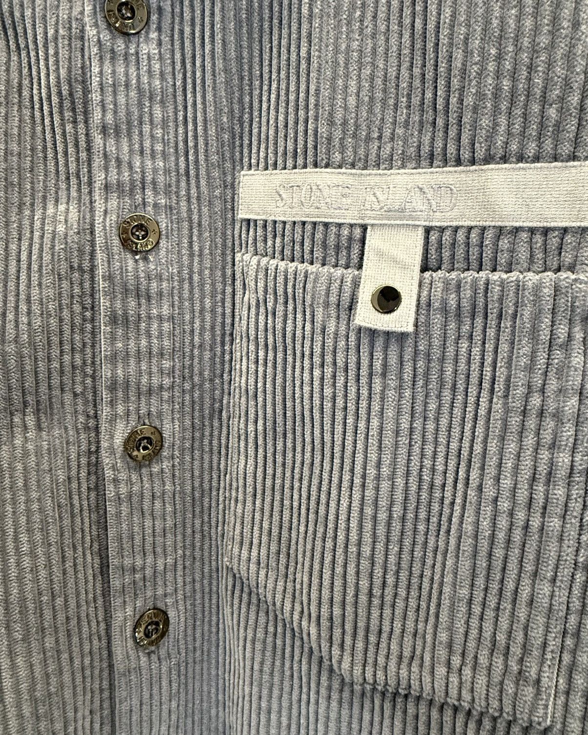 Stone Island LIKE NEW Jumbo Corduroy Overshirt – XL – Blue Size US XL / EU 56 / 4 - 4 Thumbnail