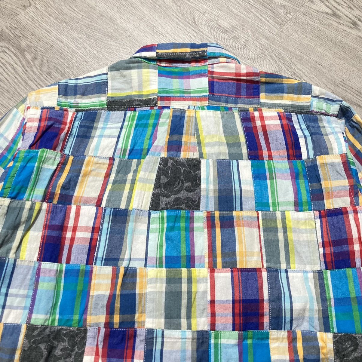 Bape OG Bape A Bathing Ape Camo Patchwork Long Slevee Shirt Size US S / EU 44-46 / 1 - 11 Thumbnail