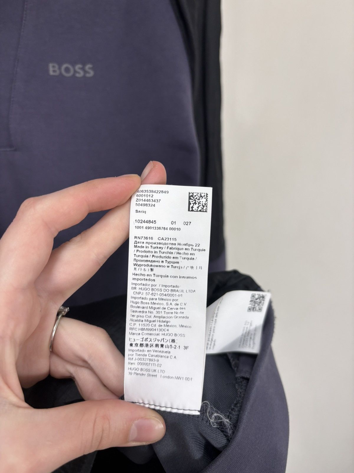 Hugo Boss Hugo Boss Green Label Men’s Technical Tracksuit Jacket Pants Size US M / EU 48-50 / 2 - 11 Thumbnail