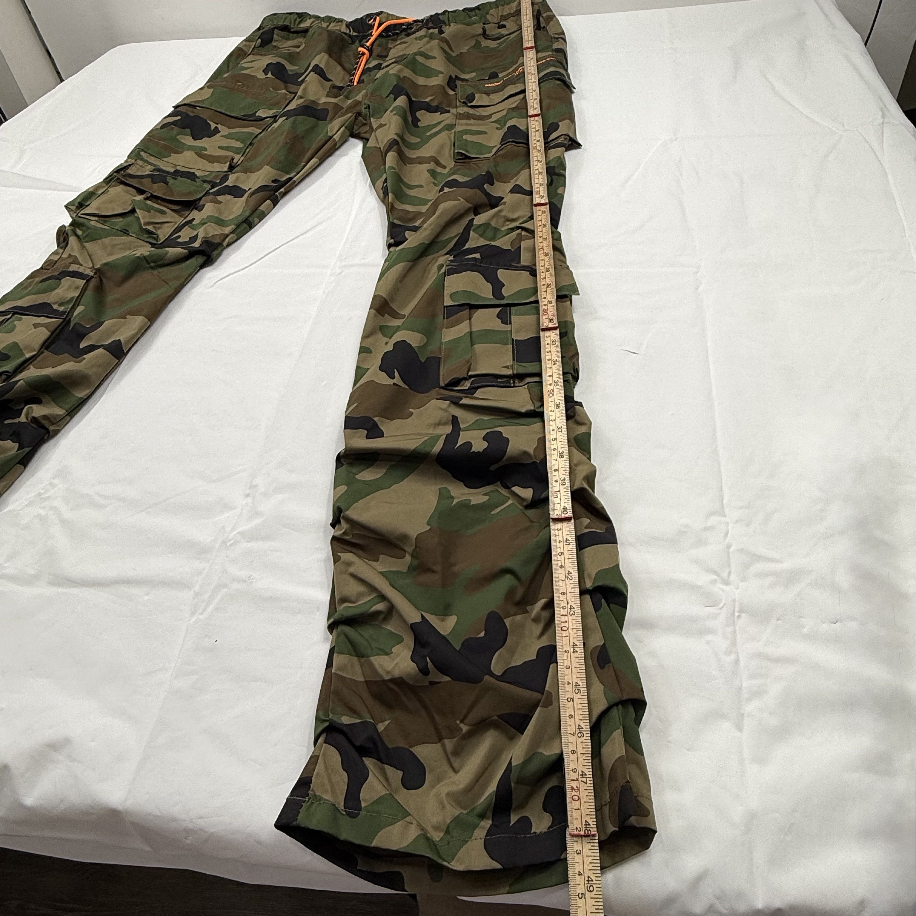 Smoke Rise Smoke Rise Mens XL Woodland Camo Stacked Cargo Pants Size US 36 / EU 52 - 5 Thumbnail