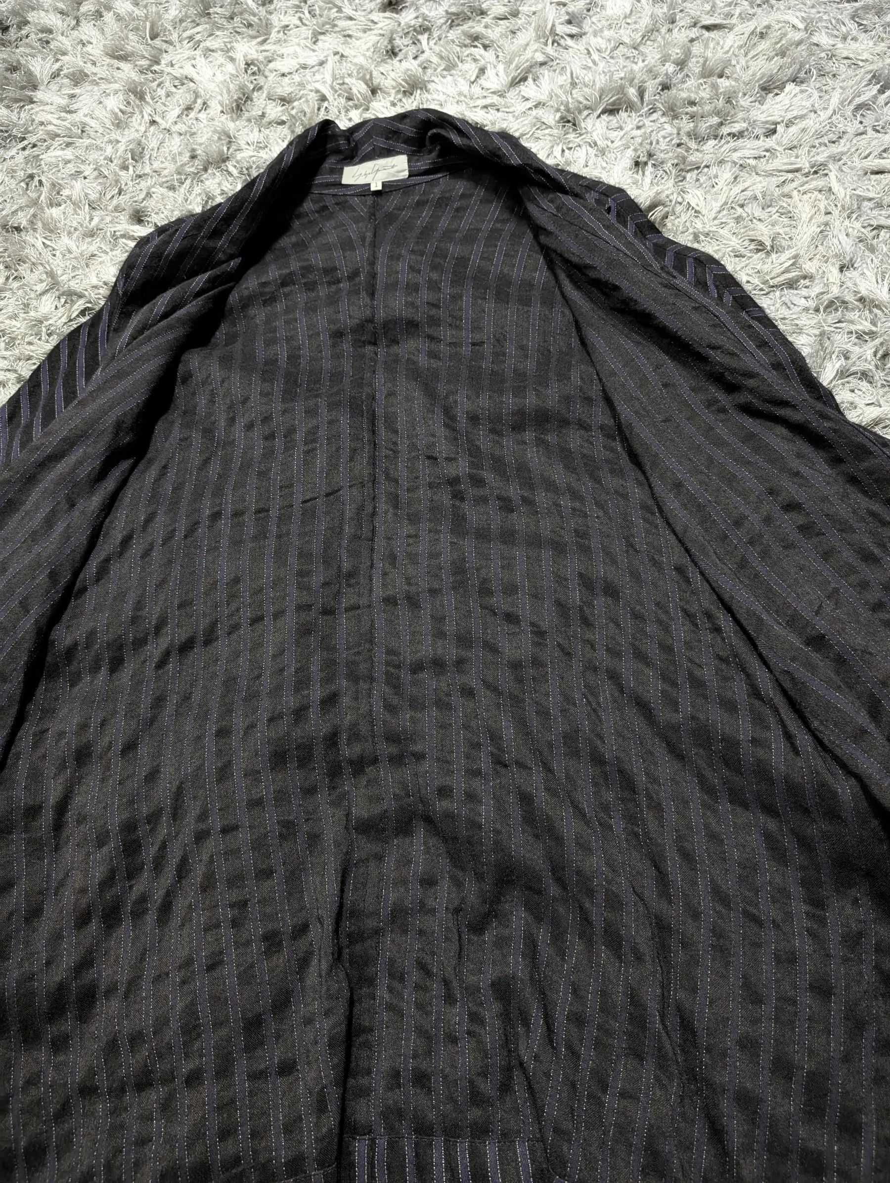 Yohji Yamamoto 💥FINAL DROP 💥S/S 2006 YohjiDrop Shoulder Pleated Jacket Size US S / EU 44-46 / 1 - 9 Thumbnail