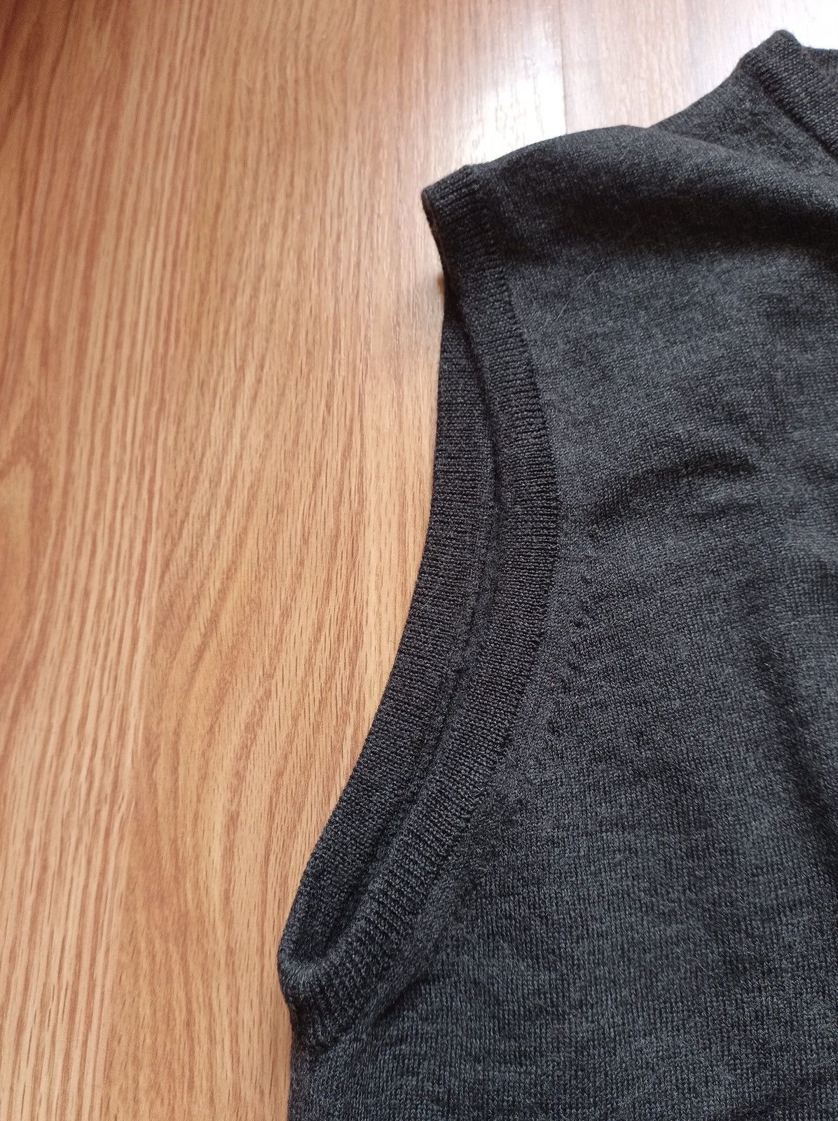 Zanieri Zanieri Lana Wool Grey Mens Vest Size XL Size US XL / EU 56 / 4 - 9 Thumbnail