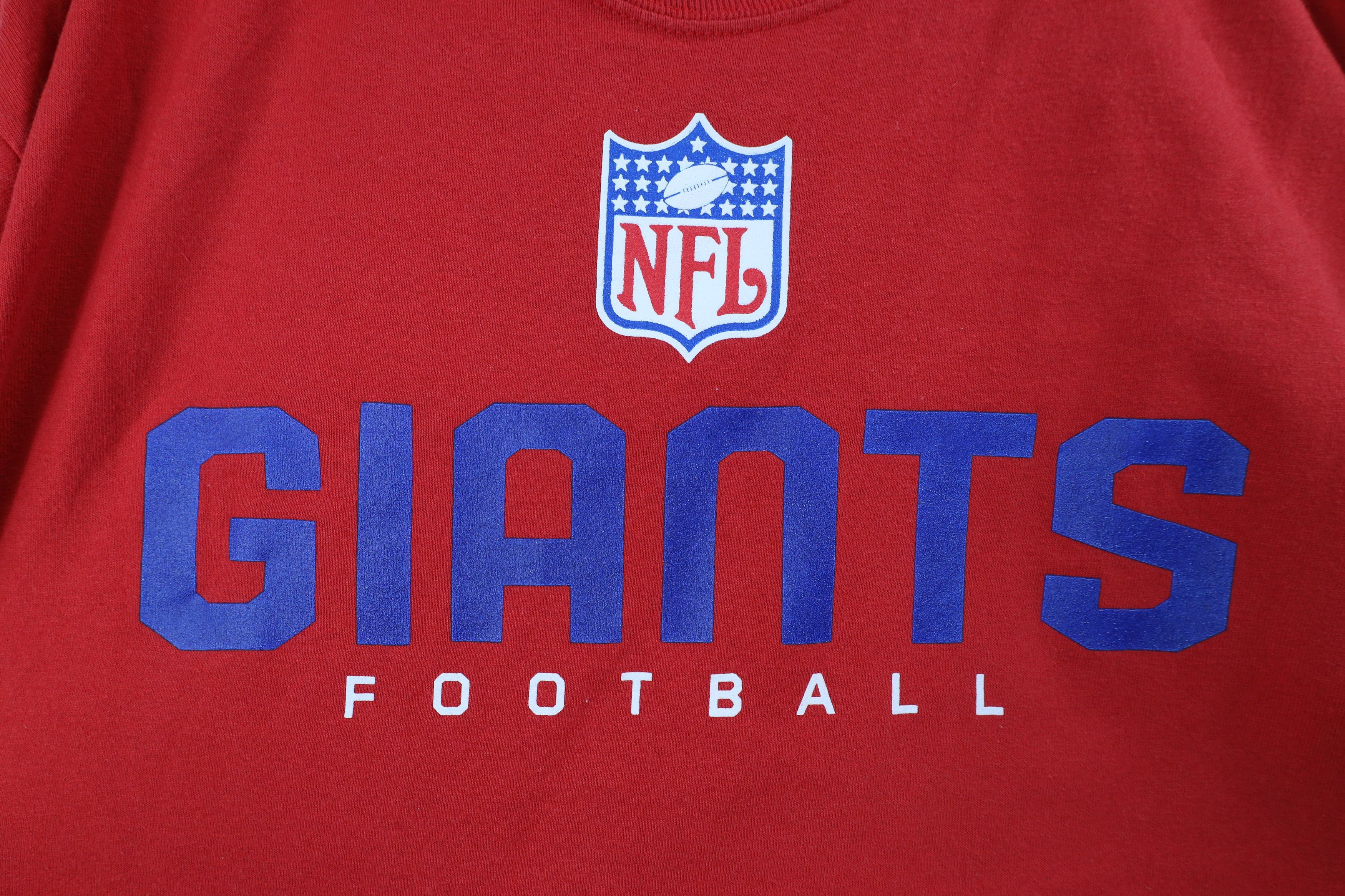 Reebok × Vintage Vintage Reebok Spell New York Giants Football T-Shirt Red Size US L / EU 52-54 / 3 - 5 Thumbnail