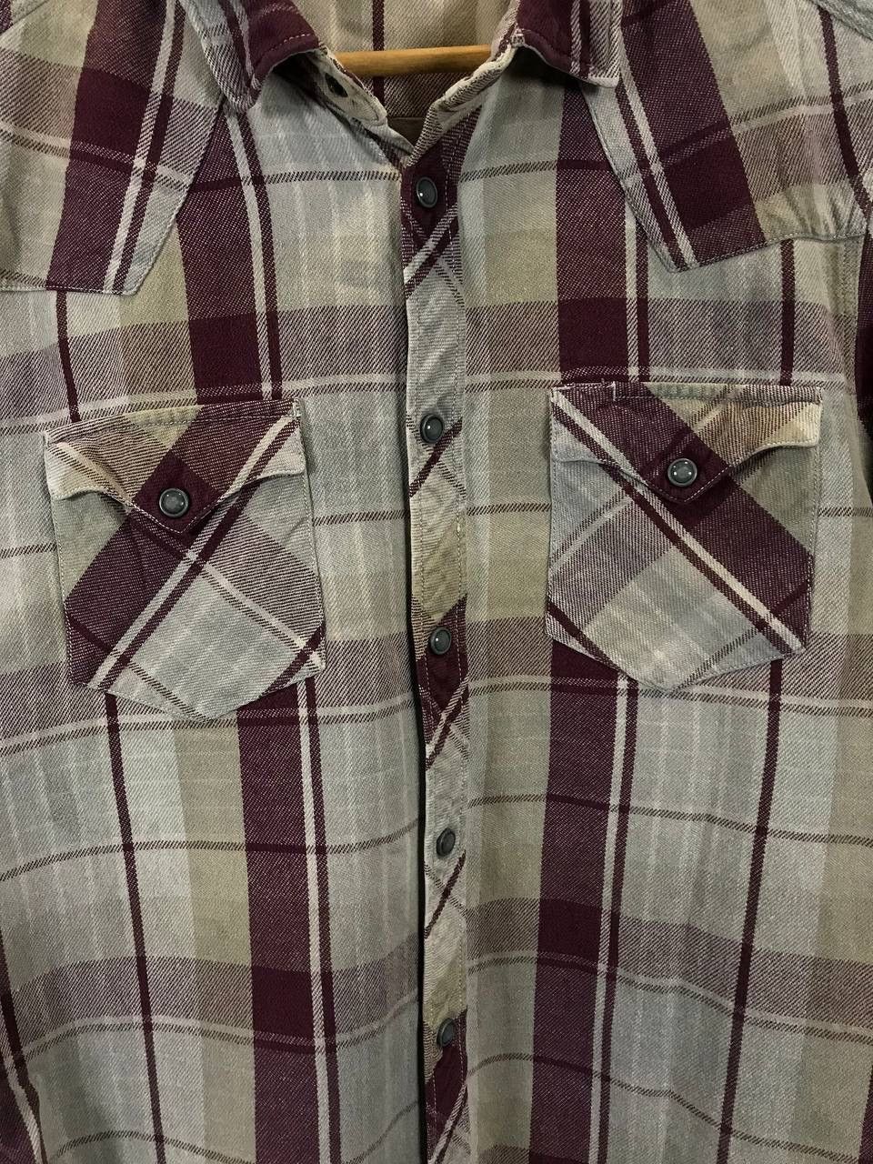 Allsaints Allsaints vintage flannel shirt Size US XL / EU 56 / 4 - 3 Thumbnail