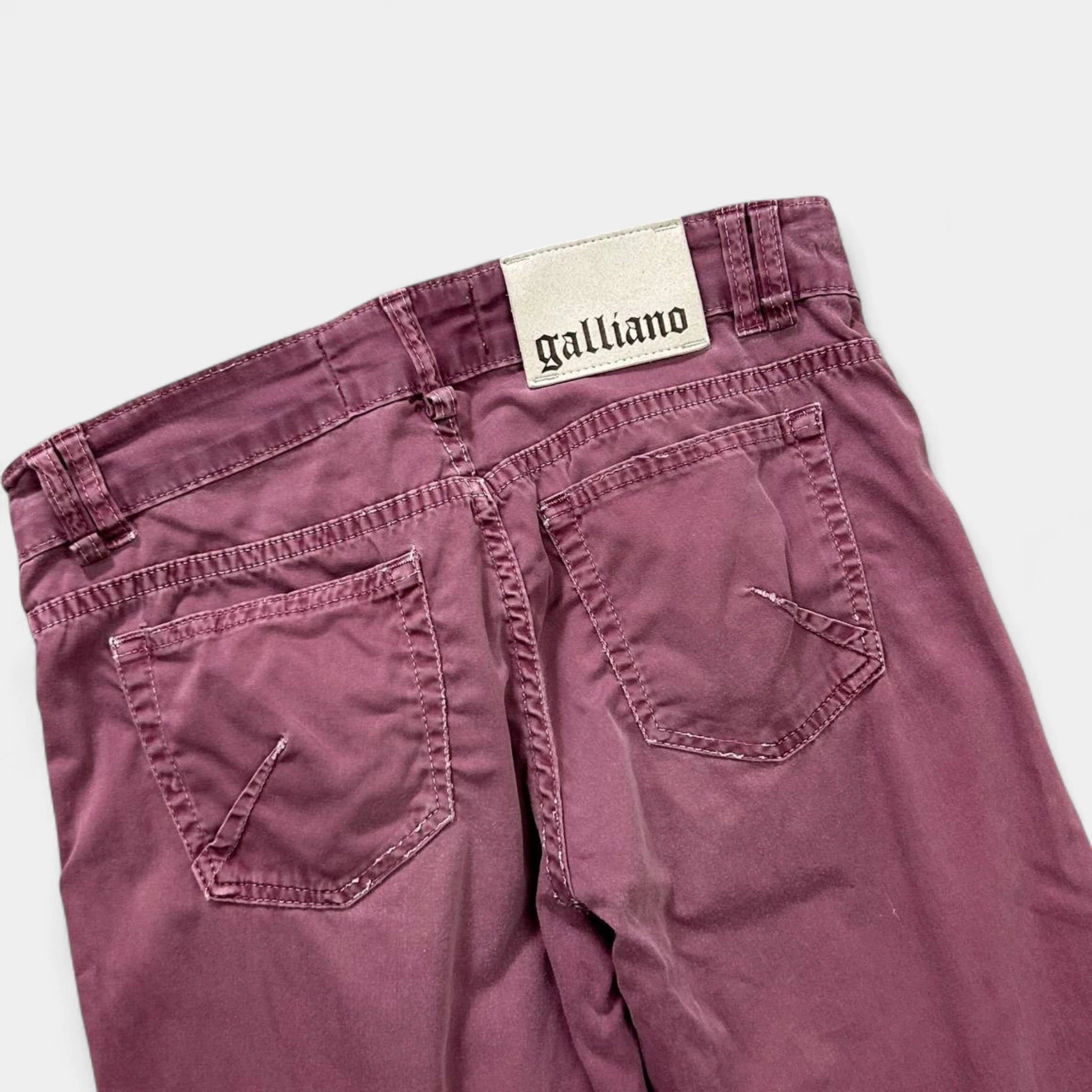 John Galliano Galliano 2000s Pink Pants Size US 26 / EU 42 - 5 Thumbnail
