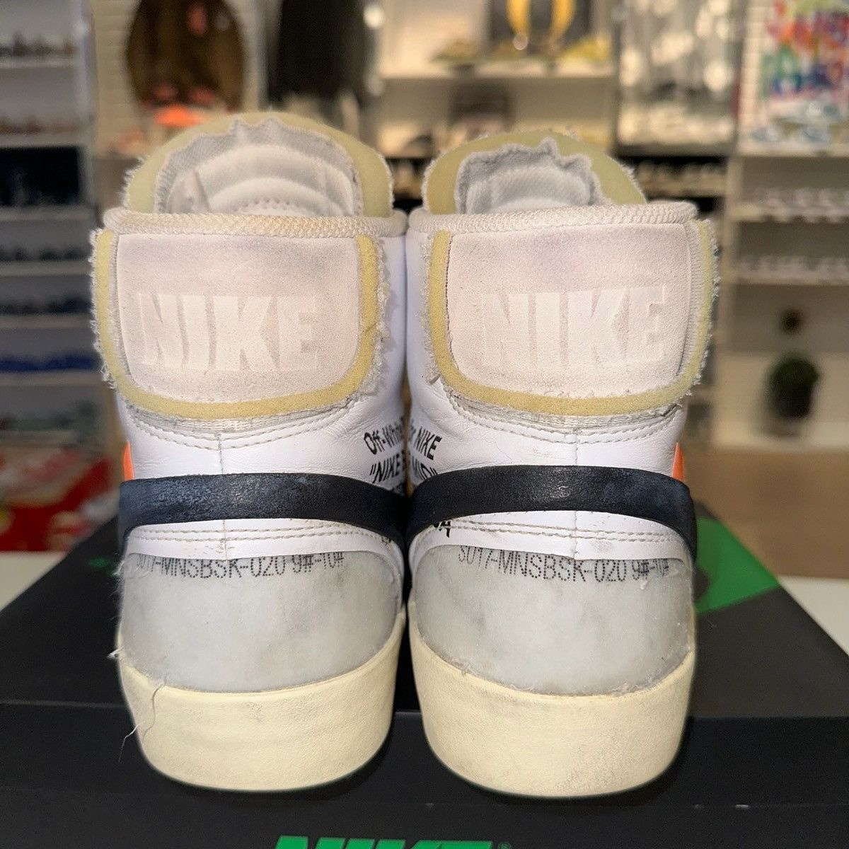 Nike × Off-White × Virgil Abloh Size 10 - Nike Blazer Off-White The Ten AA3832-100 OG White Size US 10 / EU 43 - 3 Thumbnail