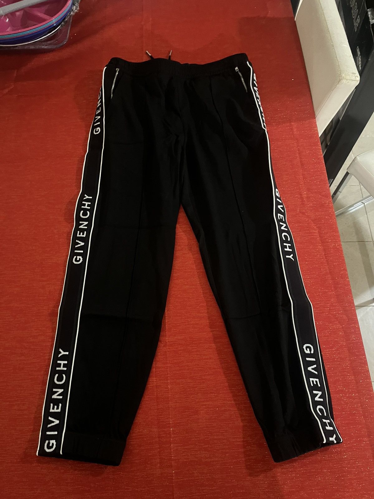 Givenchy Givenchy Side-Stripe Logo Track Pants Sz XL Size US 36 / EU 52 - 12 Thumbnail