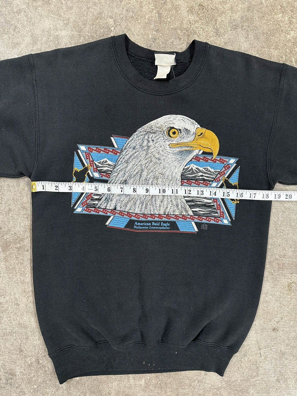 Vintage Vintage 90s American Bald Eagle Animal Sweatshirt Size US S / EU 44-46 / 1 - 9 Thumbnail