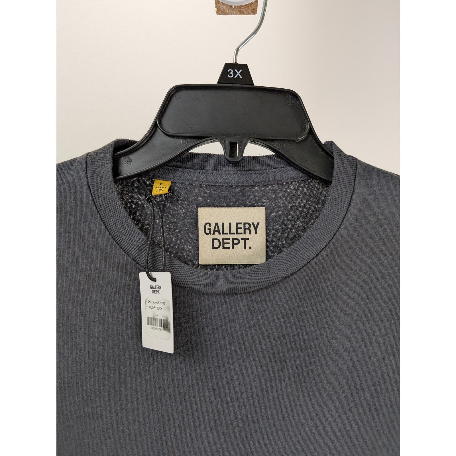 Gallery Dept. o1rshd1 Q:2 / Anarchy Long Sleeve Tee T-Shirt in Black Size US XS / EU 42 / 0 - 8 Thumbnail
