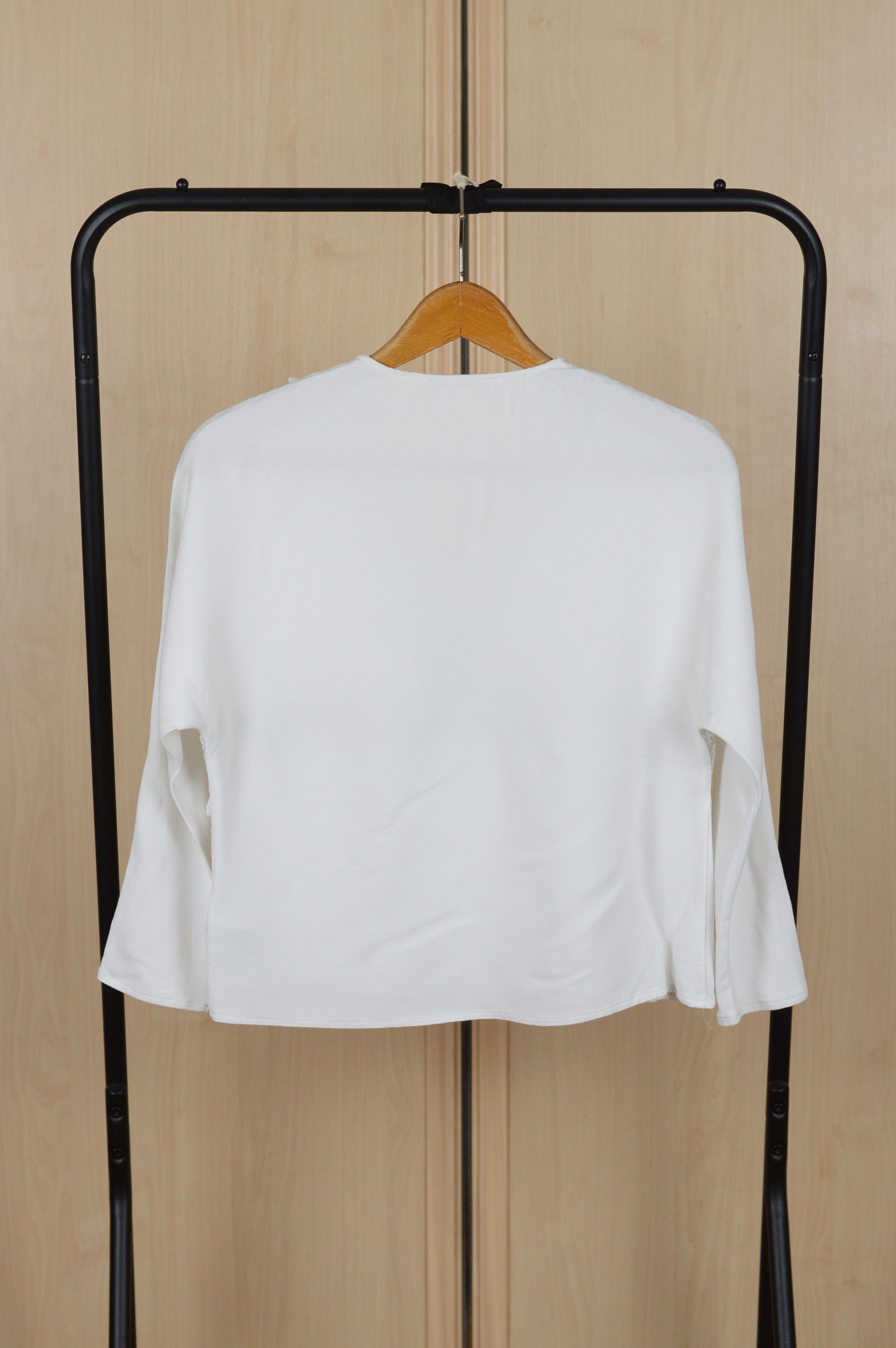 Maje Maje White Viscose Blouse Size XS / US 0-2 / IT 36-38 - 4 Thumbnail